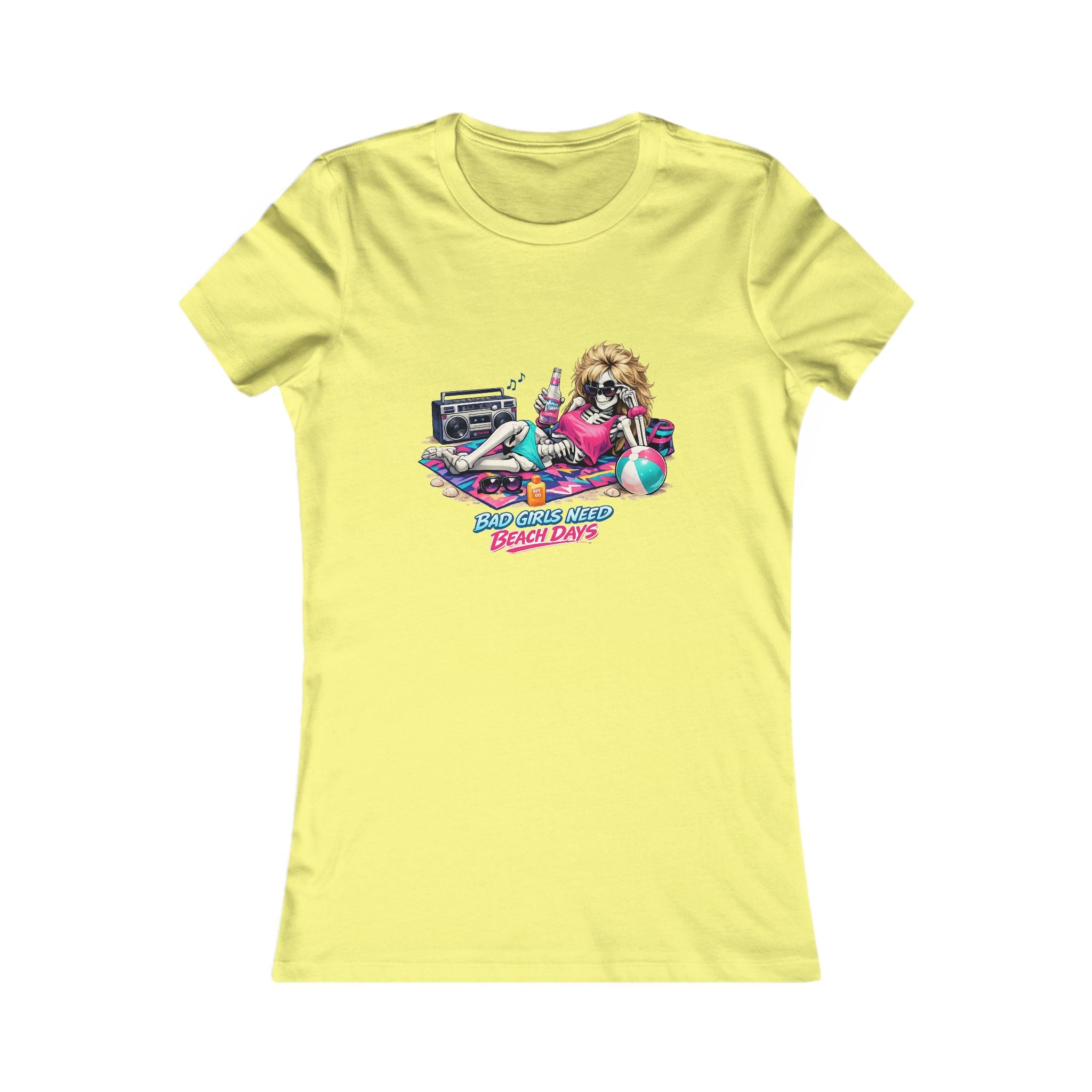 Retro Beach Babe Women's Tee — 'Good Vibes Beach Days' Graphic T-Shirt