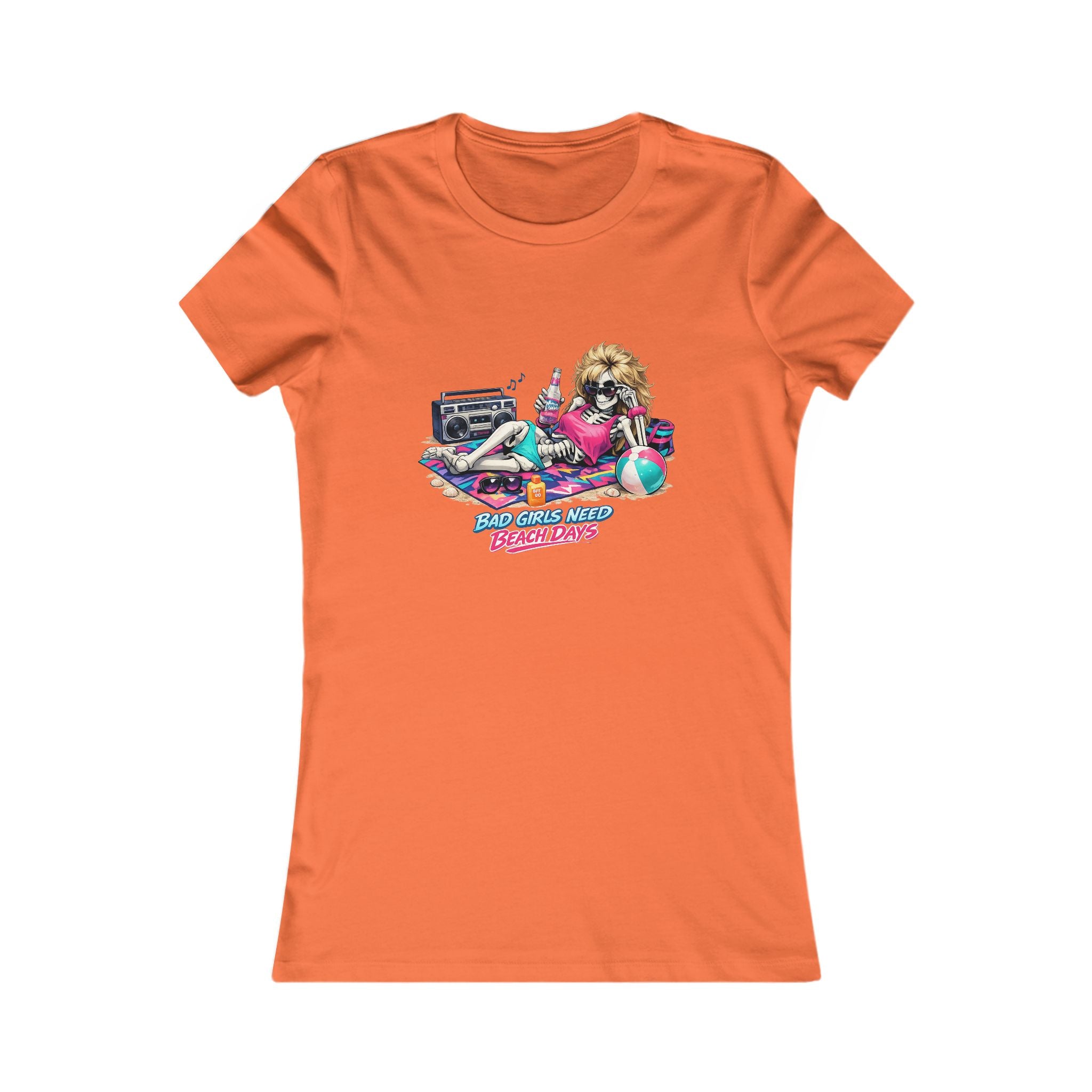 Retro Beach Babe Women's Tee — 'Good Vibes Beach Days' Graphic T-Shirt
