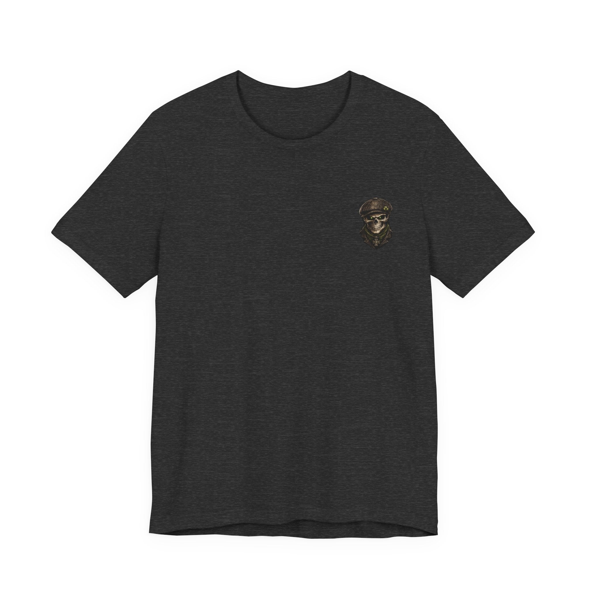 Grin & Bury It Skull Tee — Gothic Horror Graphic T-Shirt