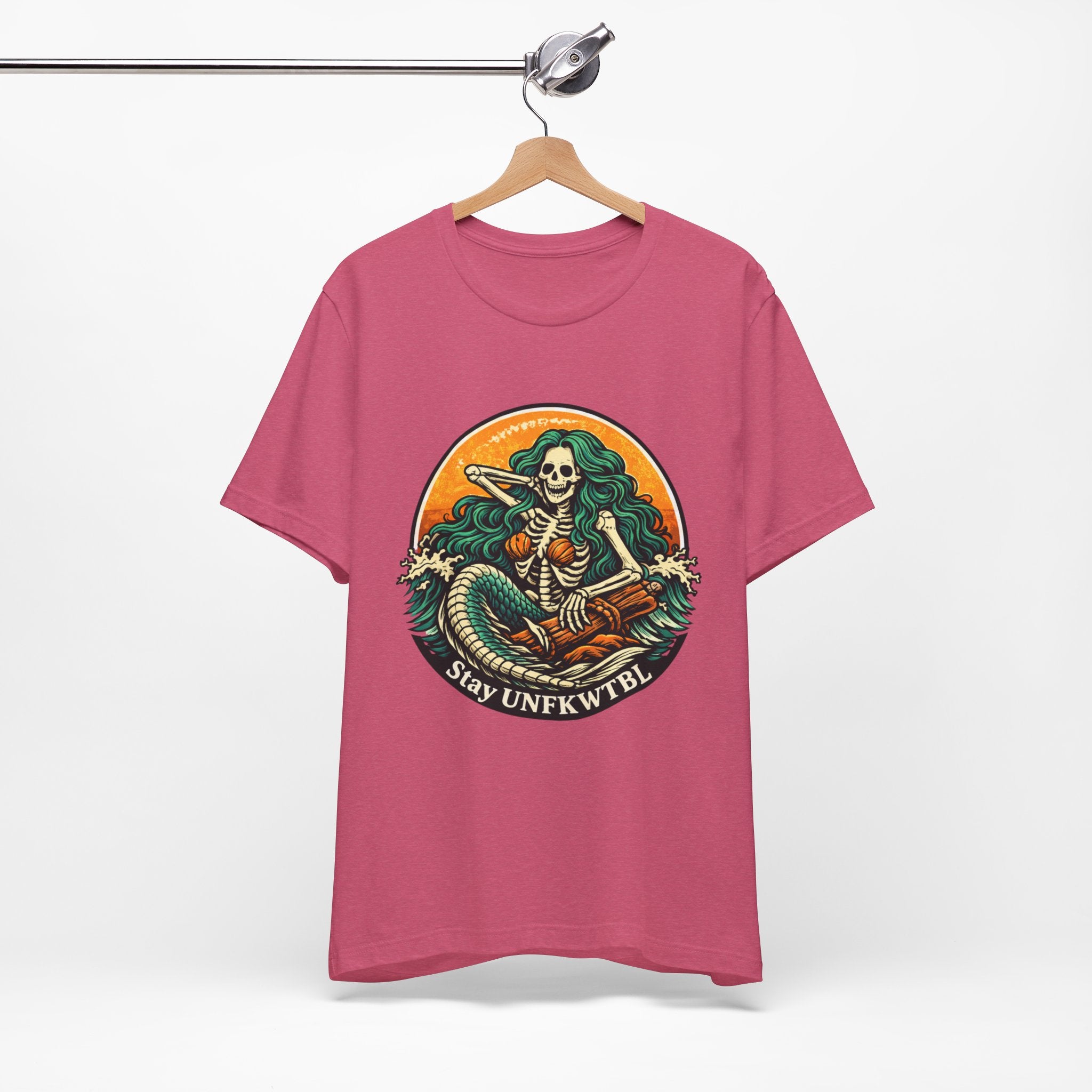 Stay Unfkwtbl Mermaid Skeleton T-Shirt