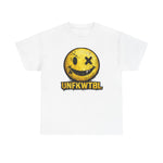 Graphic Tee — Distressed Yellow Smiley Face 