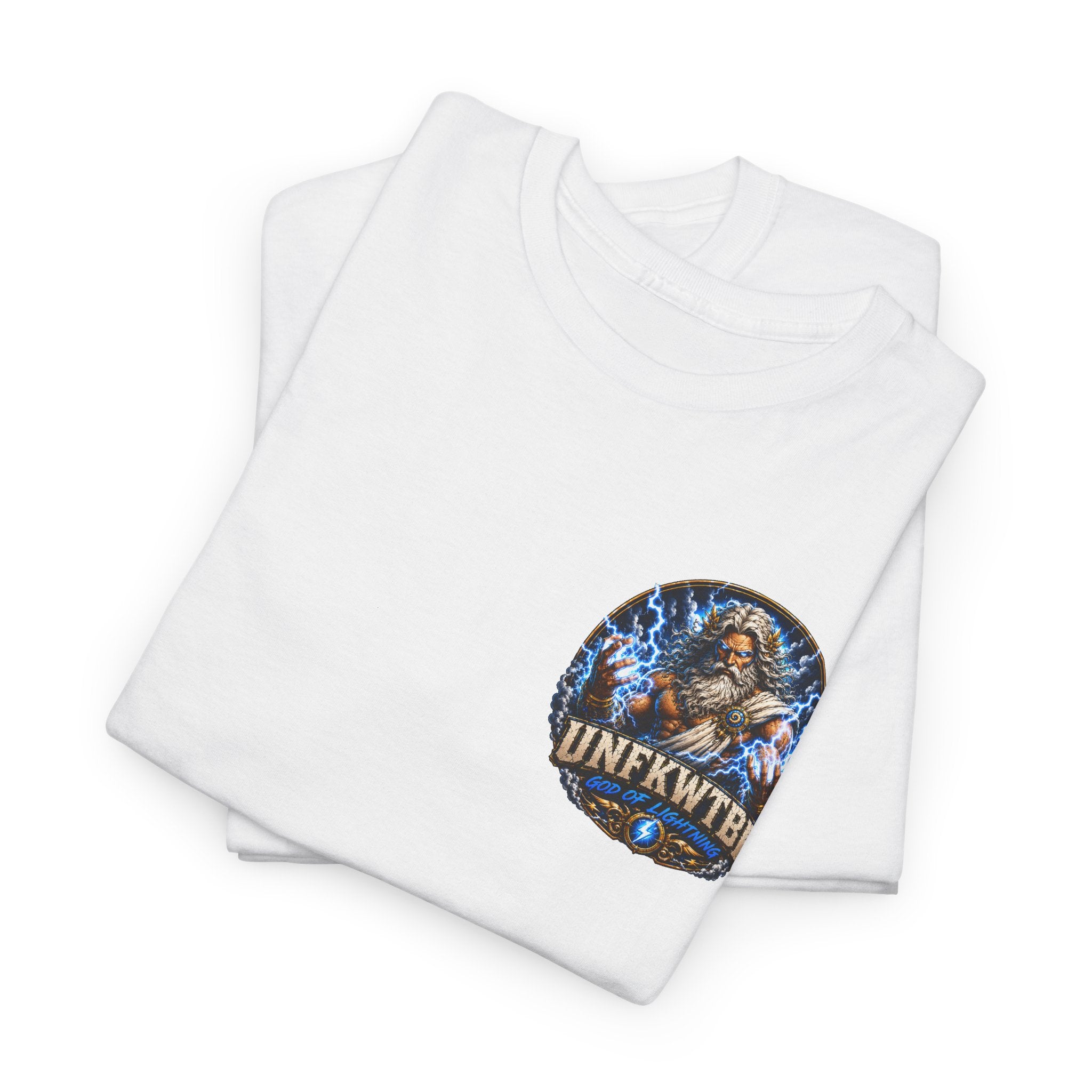 God of Lightning Graphic Tee — "UNFKWTBL" Mythic Thunderback T‑Shirt