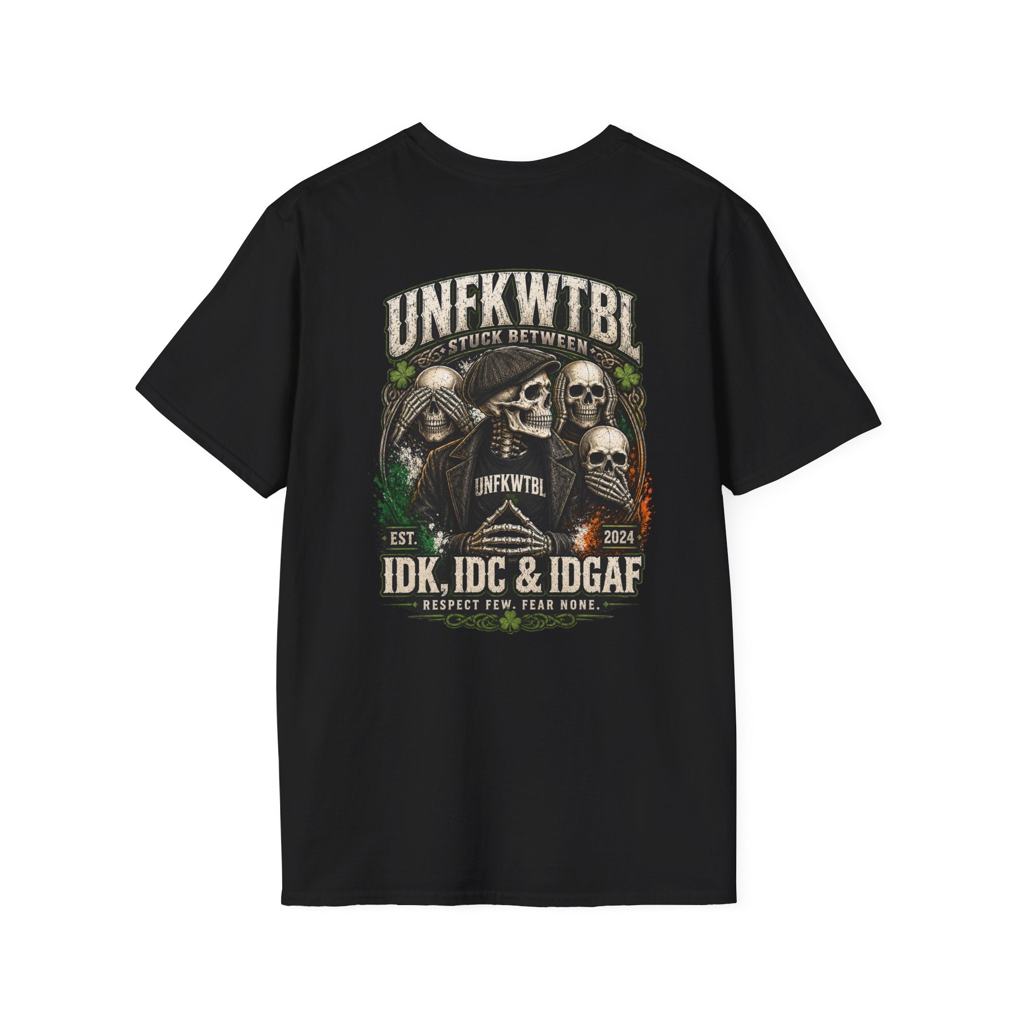Skull Trio 'Ungrateful' Graphic T-Shirt