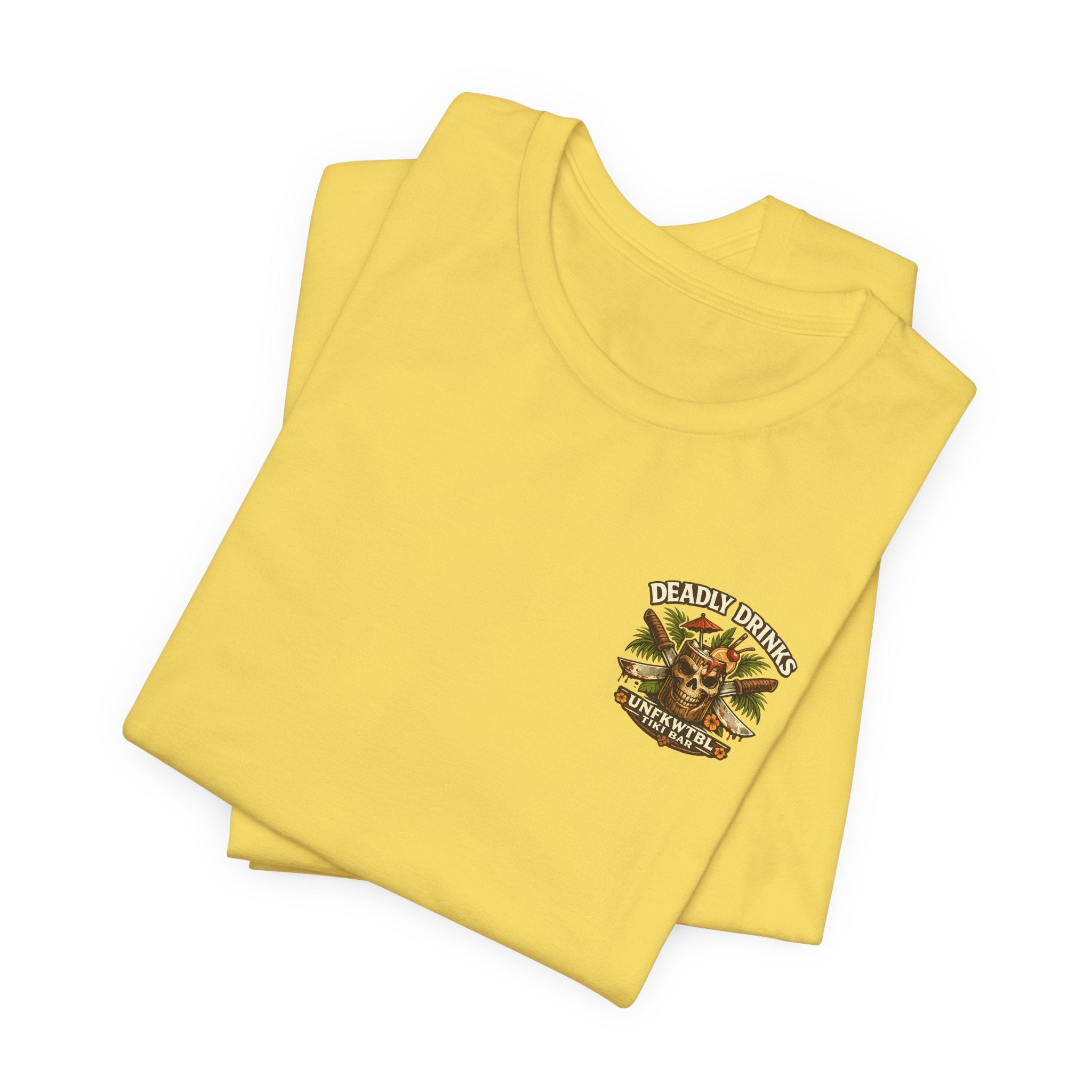 Creepy Clown Beach Tee — "Floating Under the Influence" Graphic T-Shirt