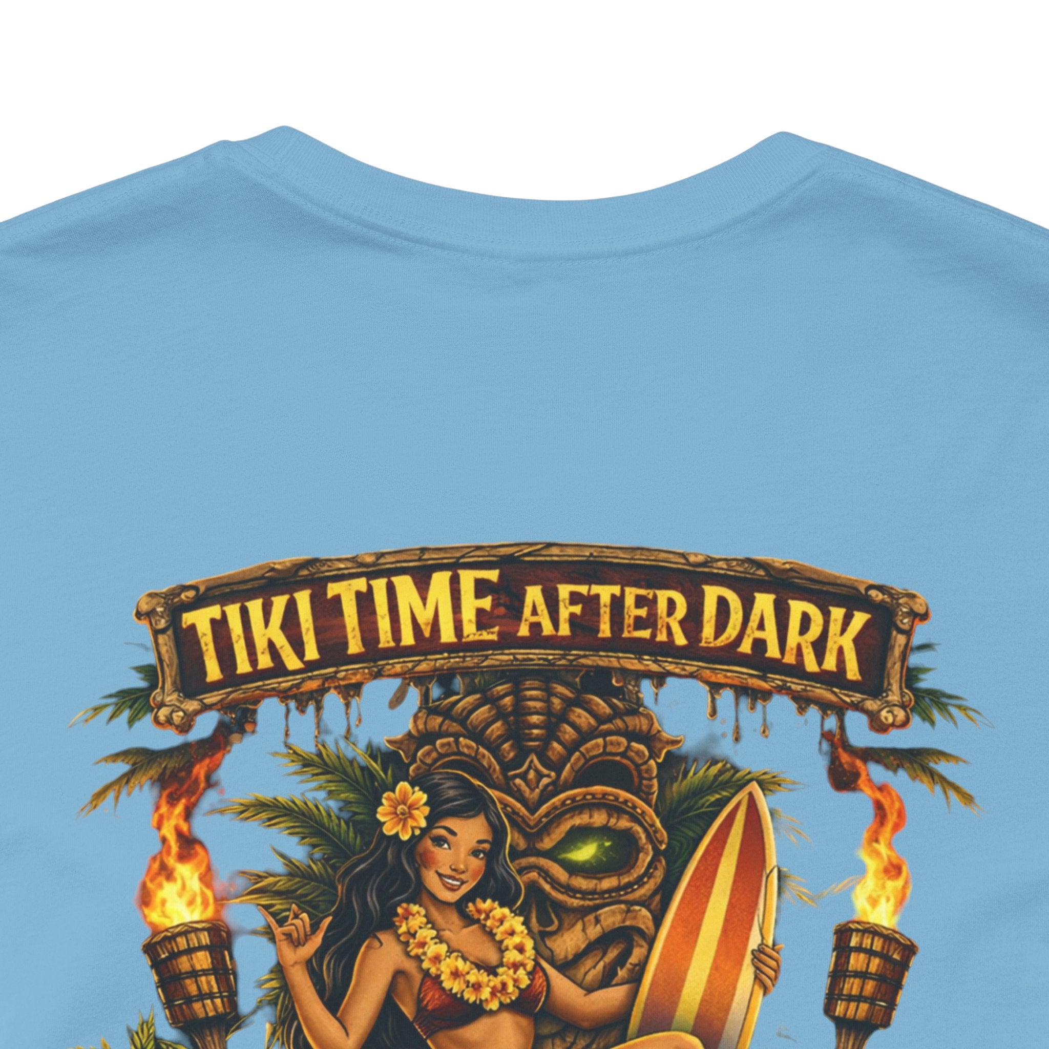 Tiki Time After Dark Tee — Vintage Tropical Bar Graphic T-Shirt