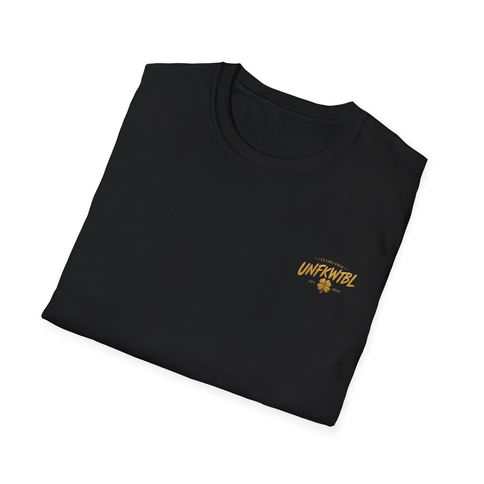 Unfkwtbl Sunflower Black T‑Shirt — Casual Graphic Tee with 'UNFKWTBL' Text