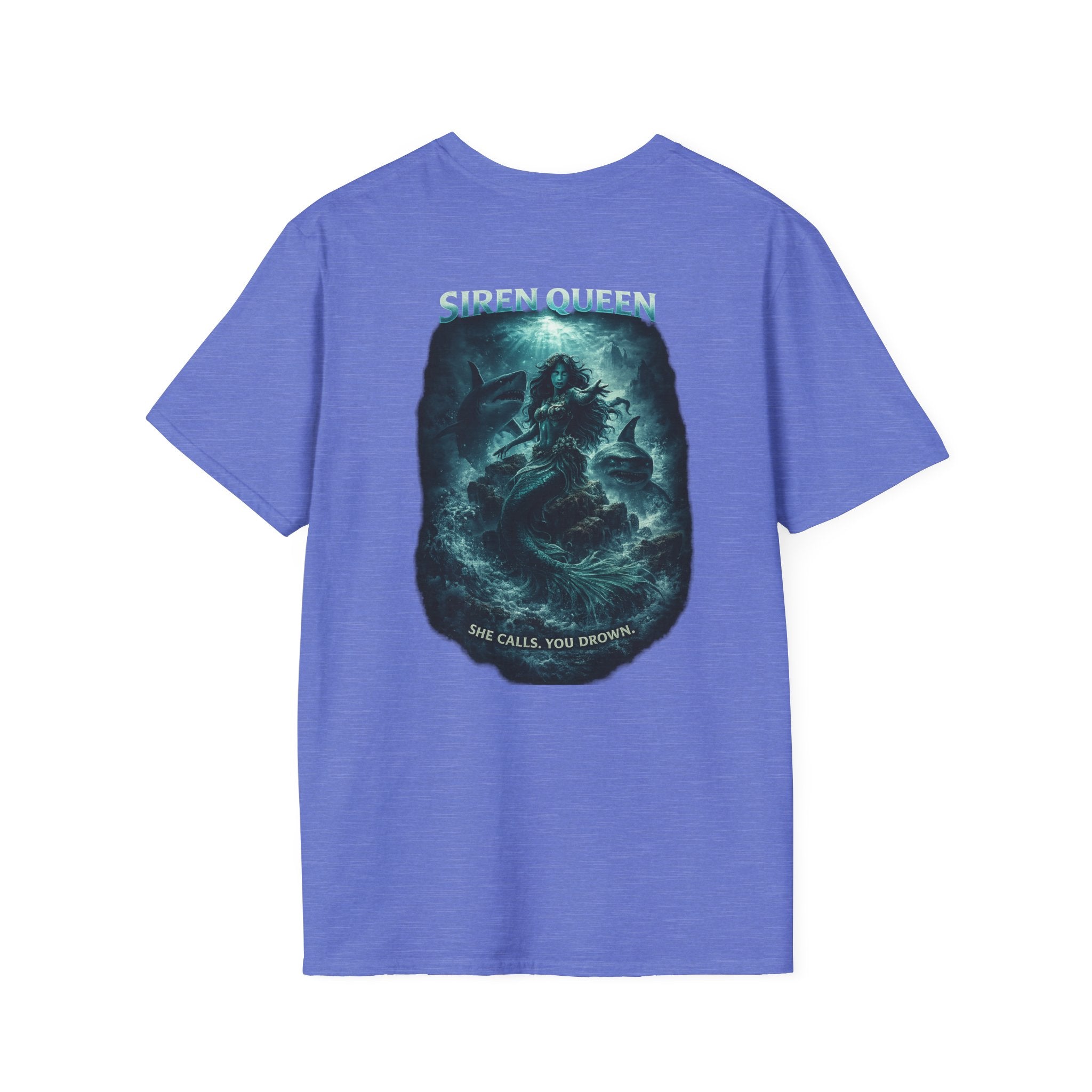 Siren Queen T-Shirt — Oceanic Mermaid Graphic Tee (She Calls You Destiny)