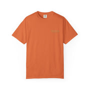 Orange Medusa Beauty T-shirt with strawberry daiquiri design, unisex, soft cotton, available in sizes S to 4XL