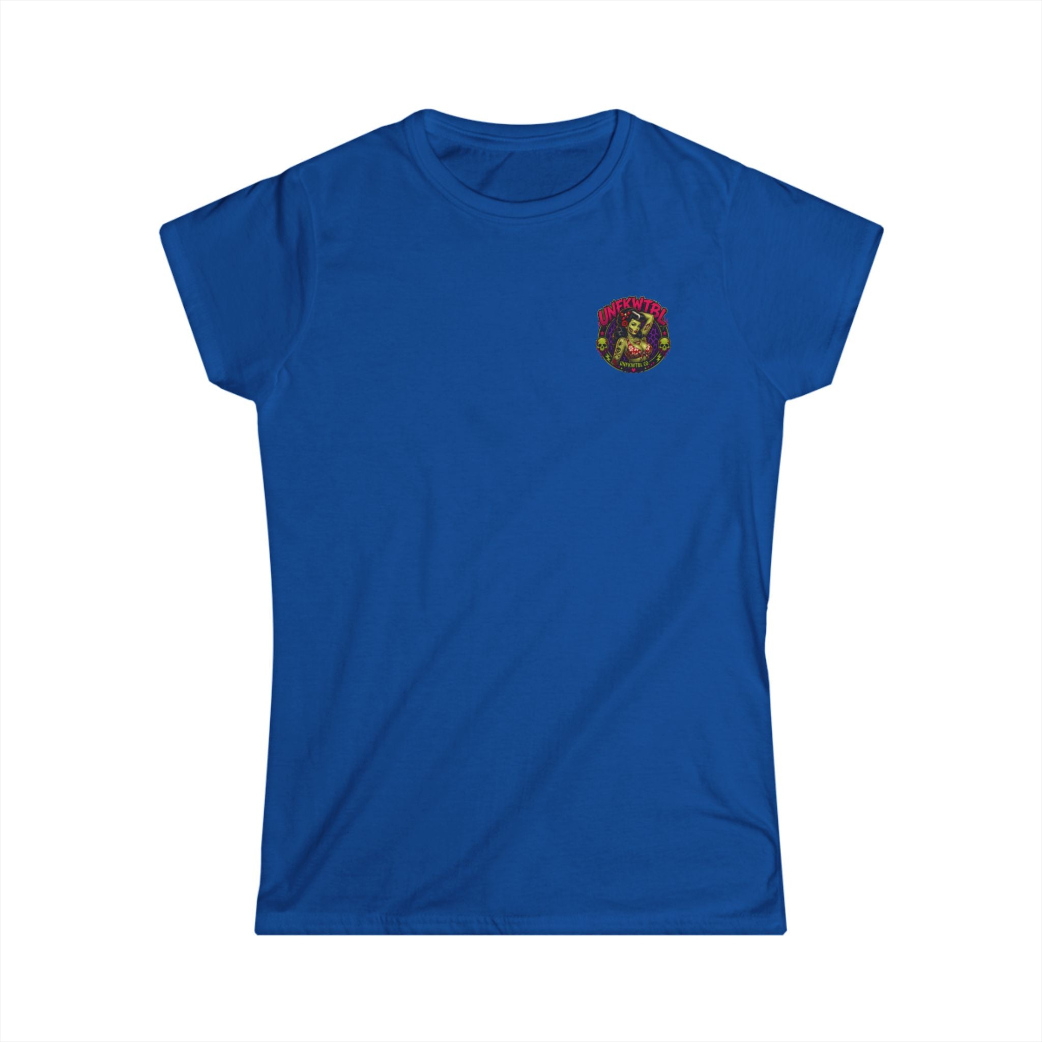 Zombie pinupWomen’s Tee - Classic White Softstyle Crewneck