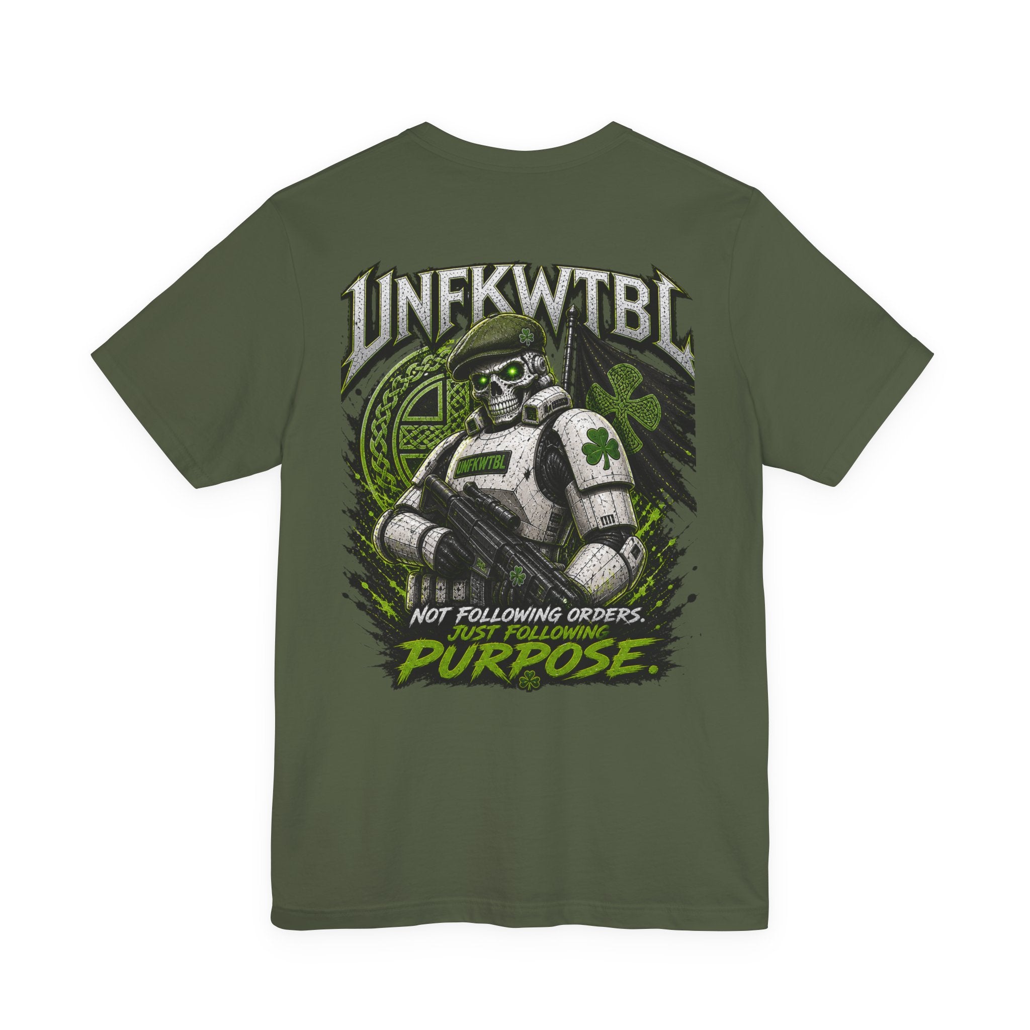 Unfkwdbl Purpose Stormtrooper Graphic T-Shirt — "Not Following Orders, Just Following Purpose"