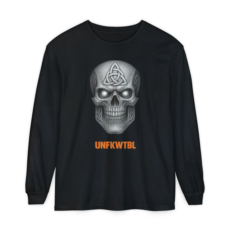 Long Sleeve T-Shirt UNFKWTBL COMPANY INC Logo Skull