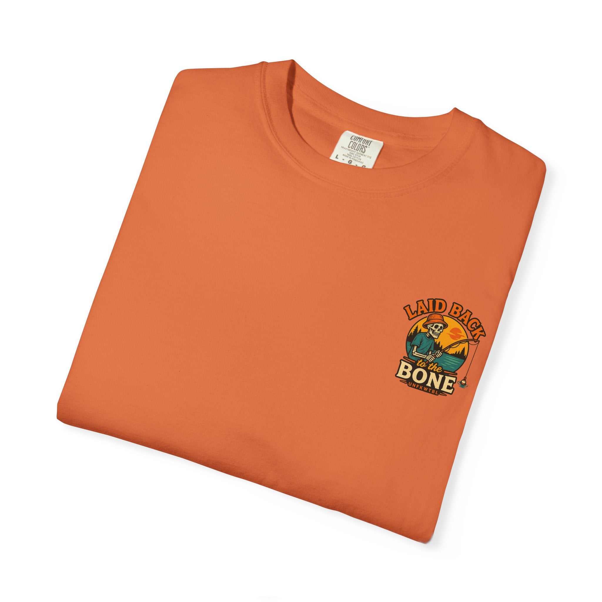 T-Shirt — "Gone Fishing" Retro Skeleton Fishing Graphic Tee