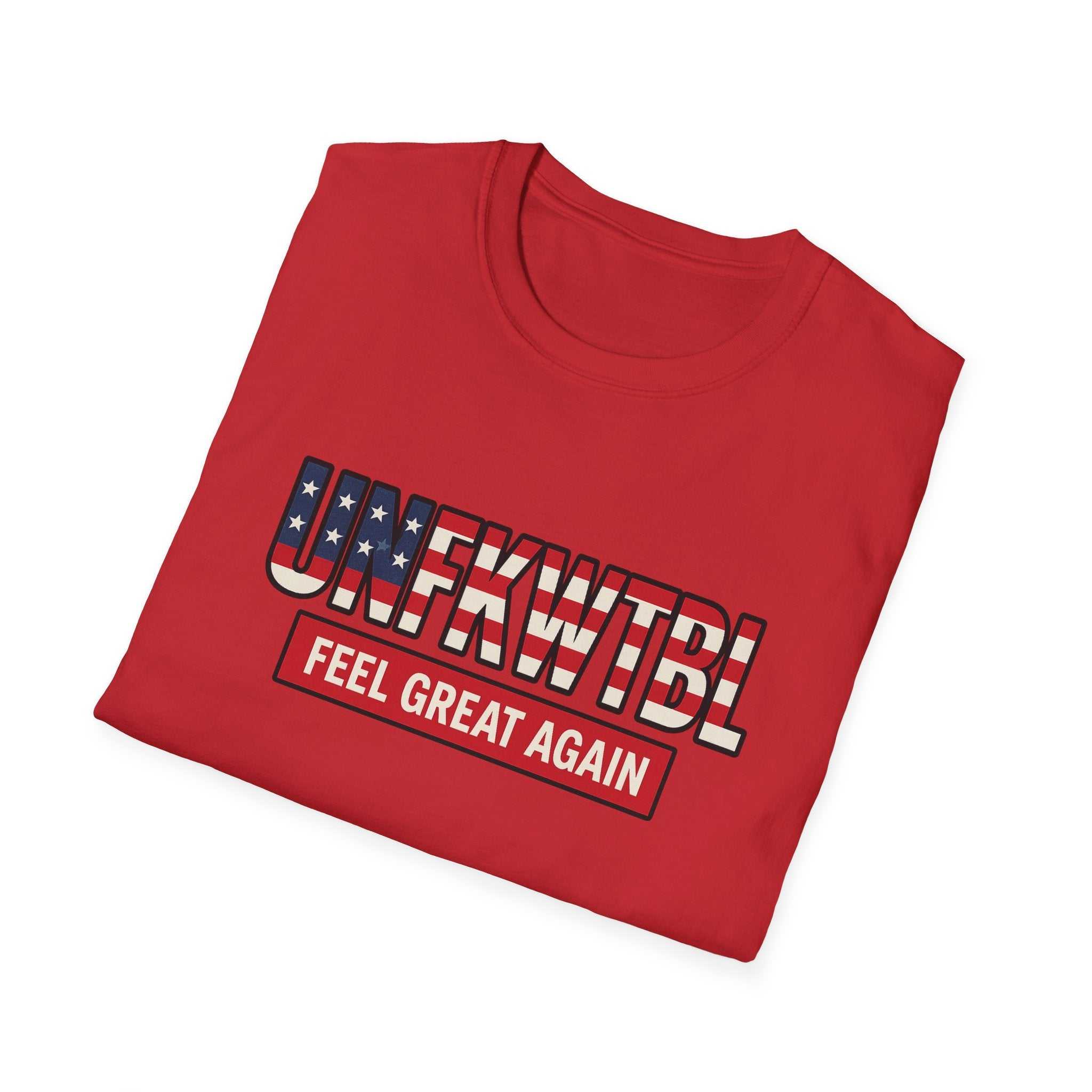 T-Shirt — "FEEL GREAT AGAIN" American Flag Graphic