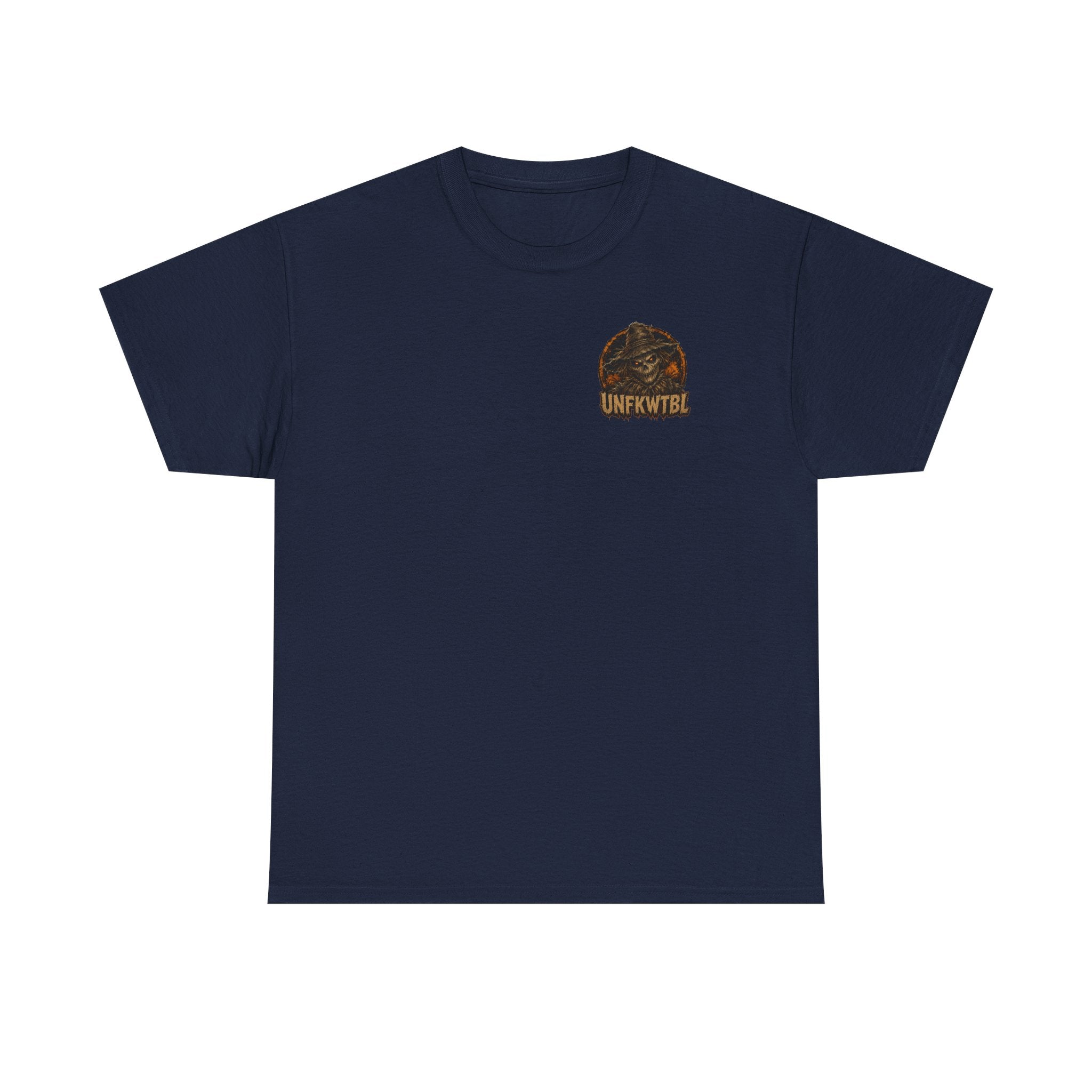 Horror Graphic Tee — "They’re Screaming" Scarecrow Design (UNFKWTBL)