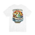 Rum Runner Beach Club T-Shirt - Tropical Duck Boat Graphic Tee