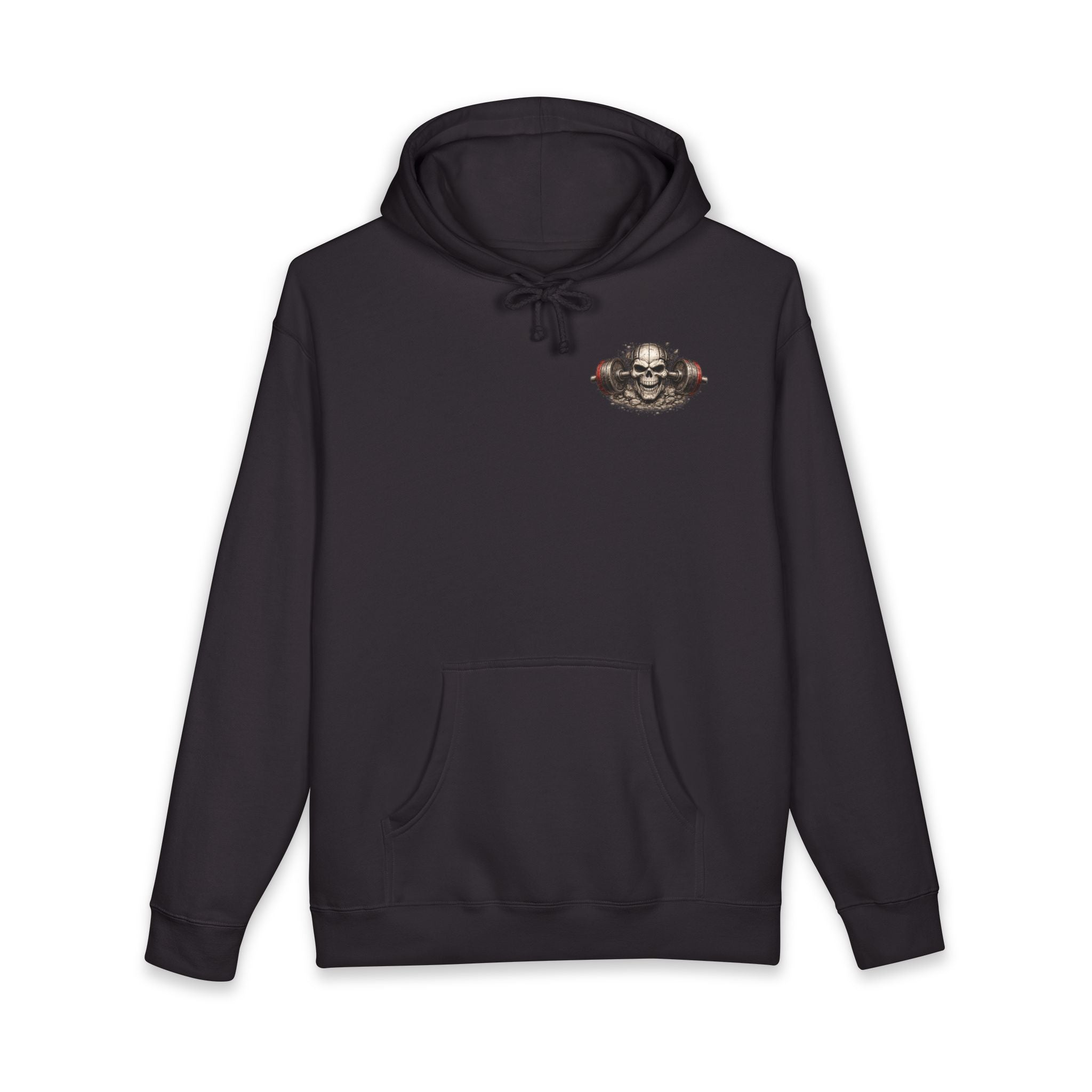 Weightlifter Skull Hoodie — UNFKWTBL Barbell Gym Hoodie