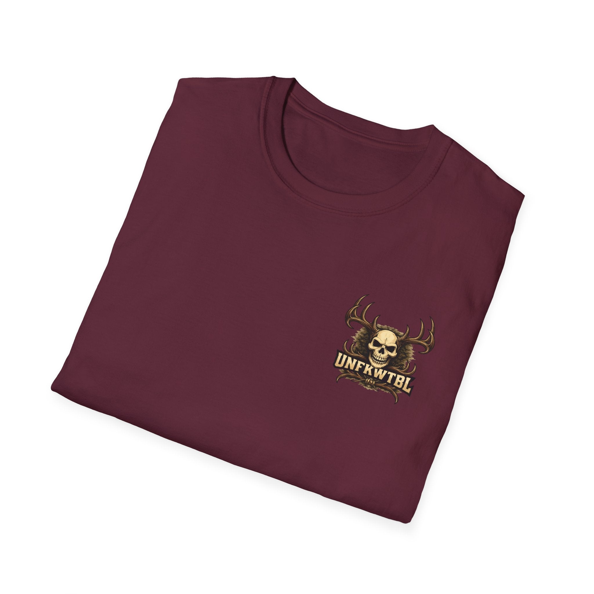 Zero Bucks Given T-Shirt — Skull Deer Hunter Graphic Tee