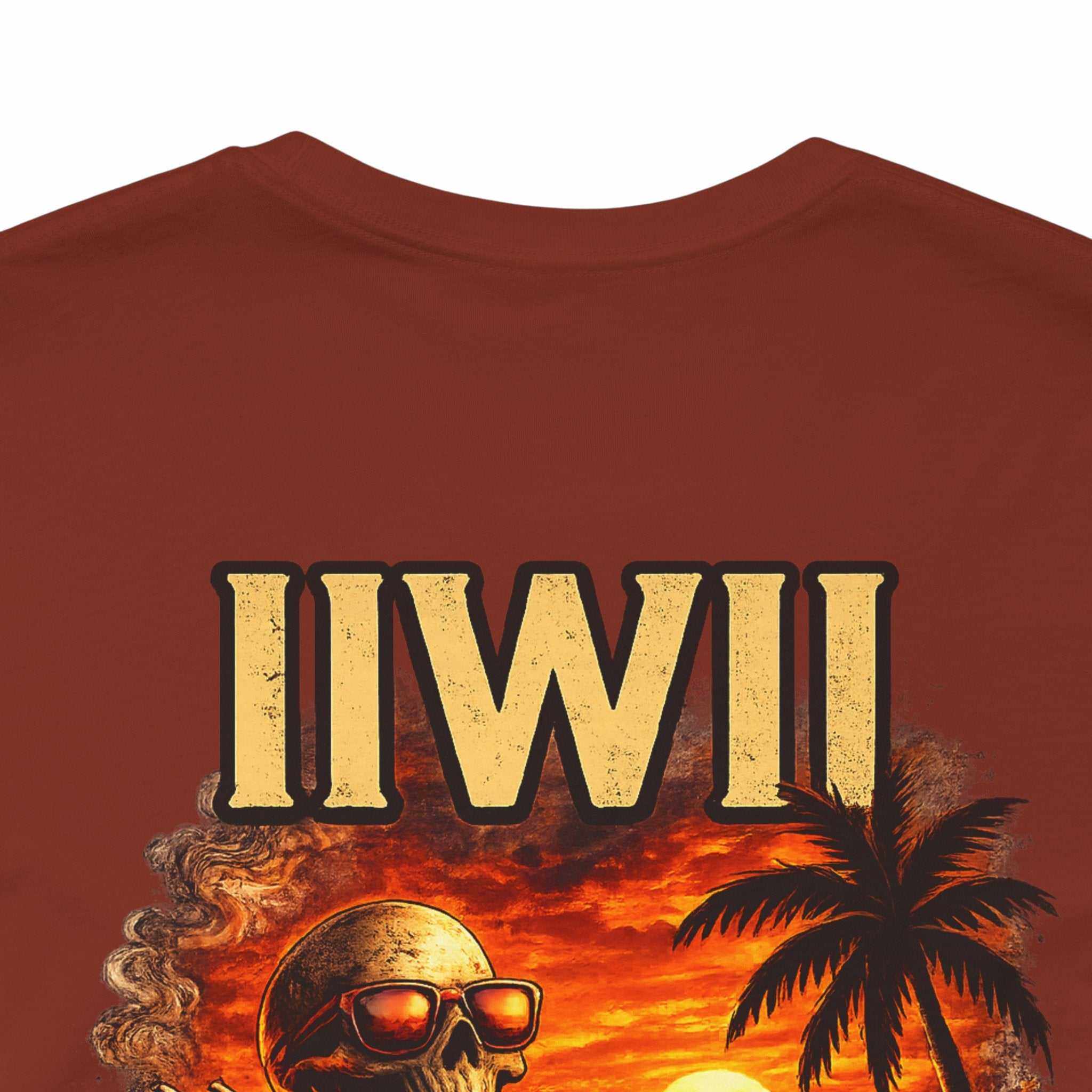 T-Shirt — IIWI: 'It Is What It Is' Skeleton Sunset Graphic Tee