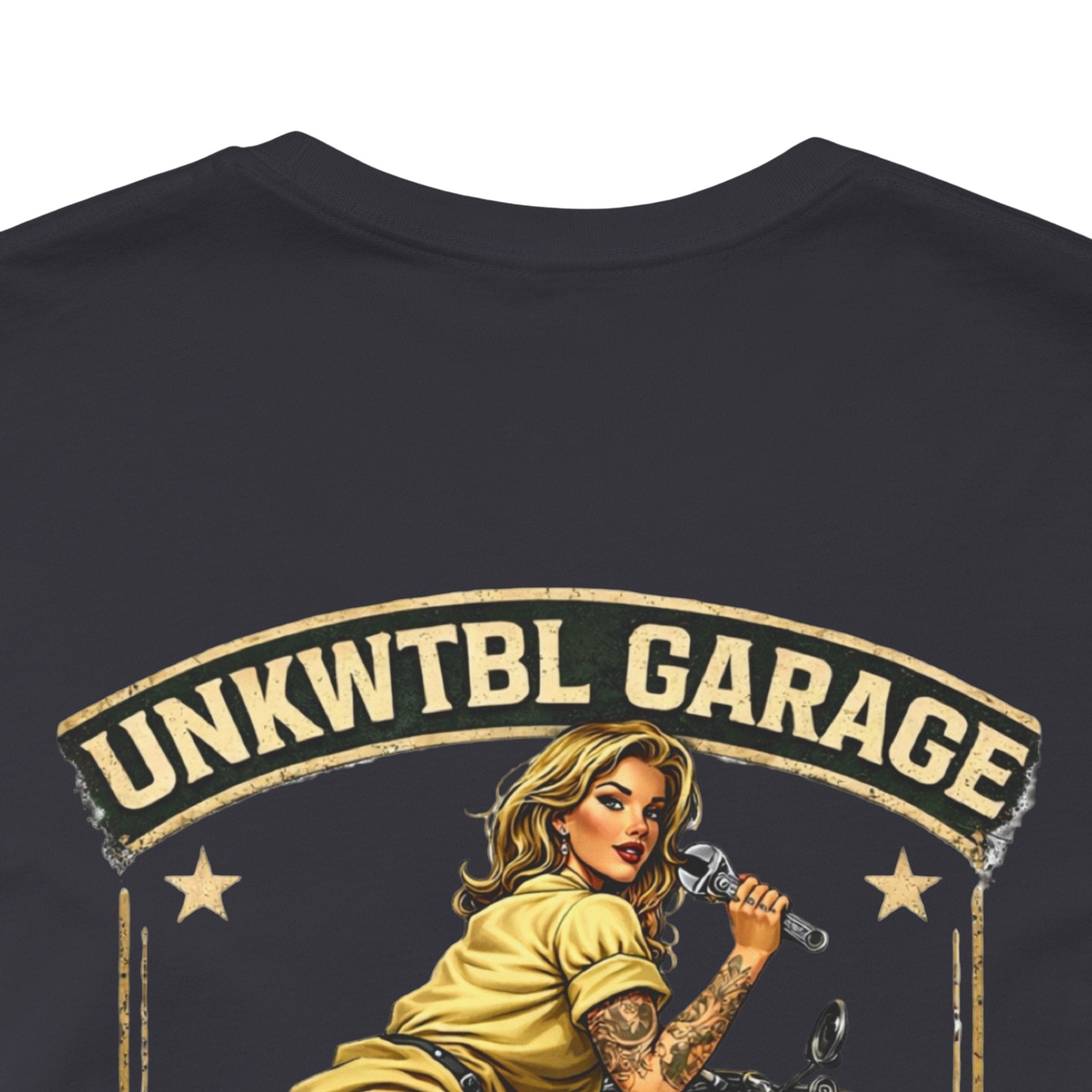 Mechanic On Duty Motorcycle Tee — Pinup Garage Vintage T-Shirt