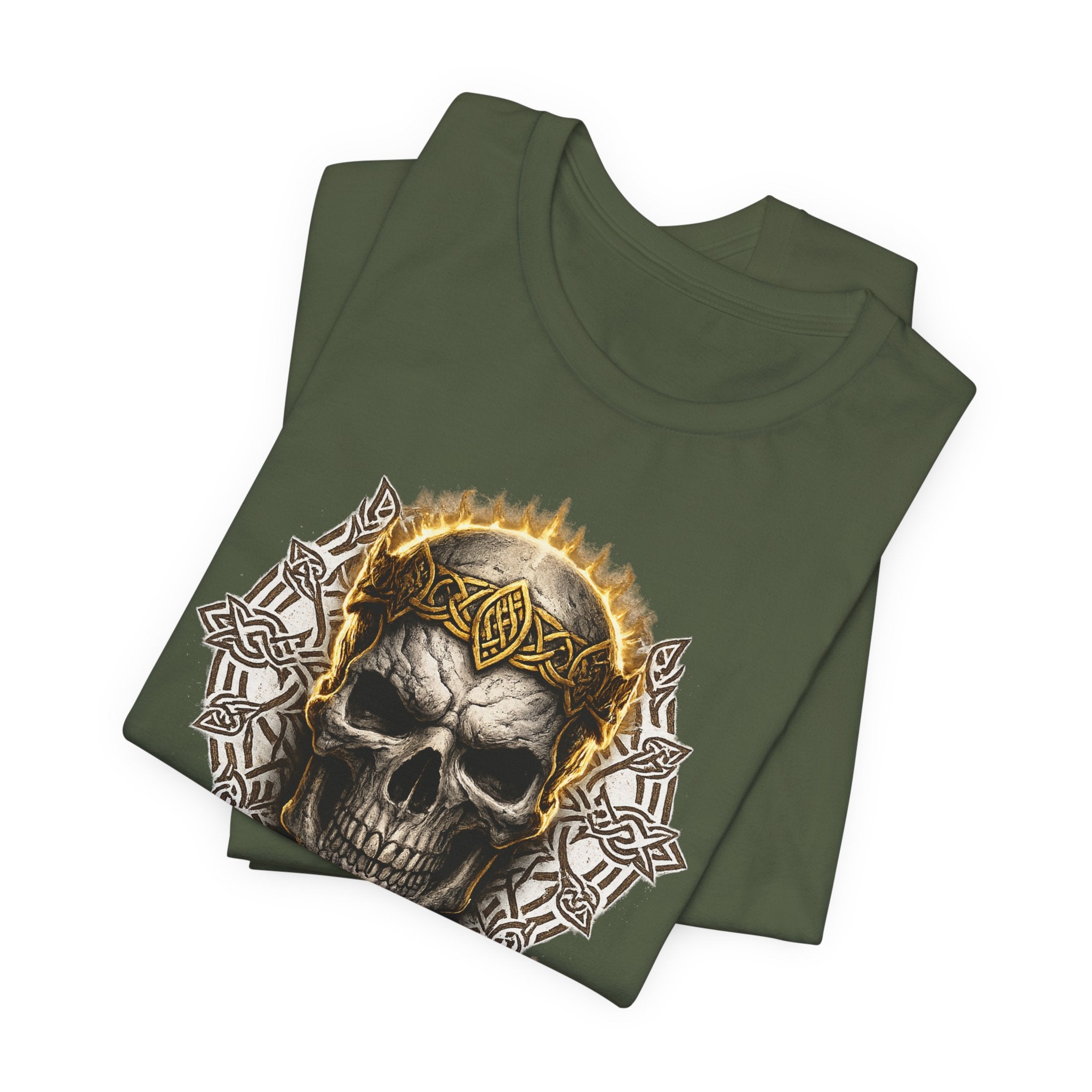 Skull Irish Tee — "Irish by Blood, Unfkwtbl by Choice" Graphic T-Shirt