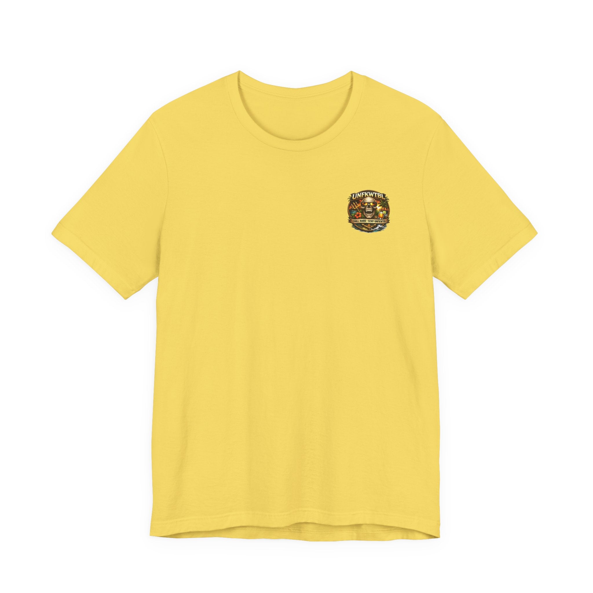 Chaos Island Skull T-Shirt — Tropical Pirate Graphic Tee