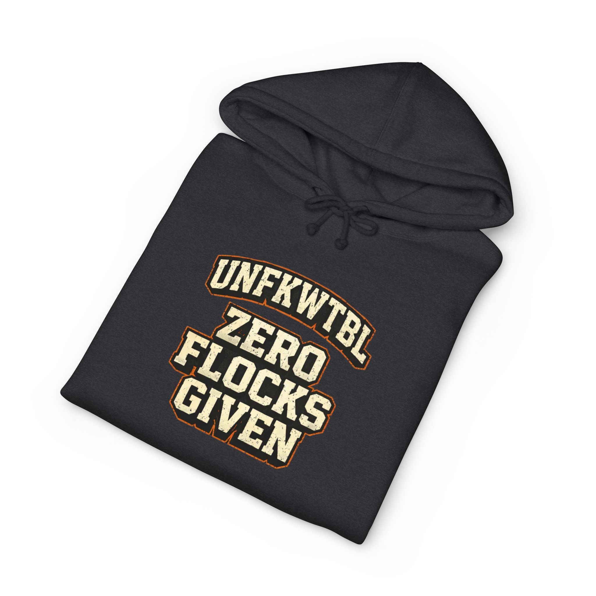 Hoodie — "UNFKWTBL Zero Flocks Given" Camo Graphic Pullover