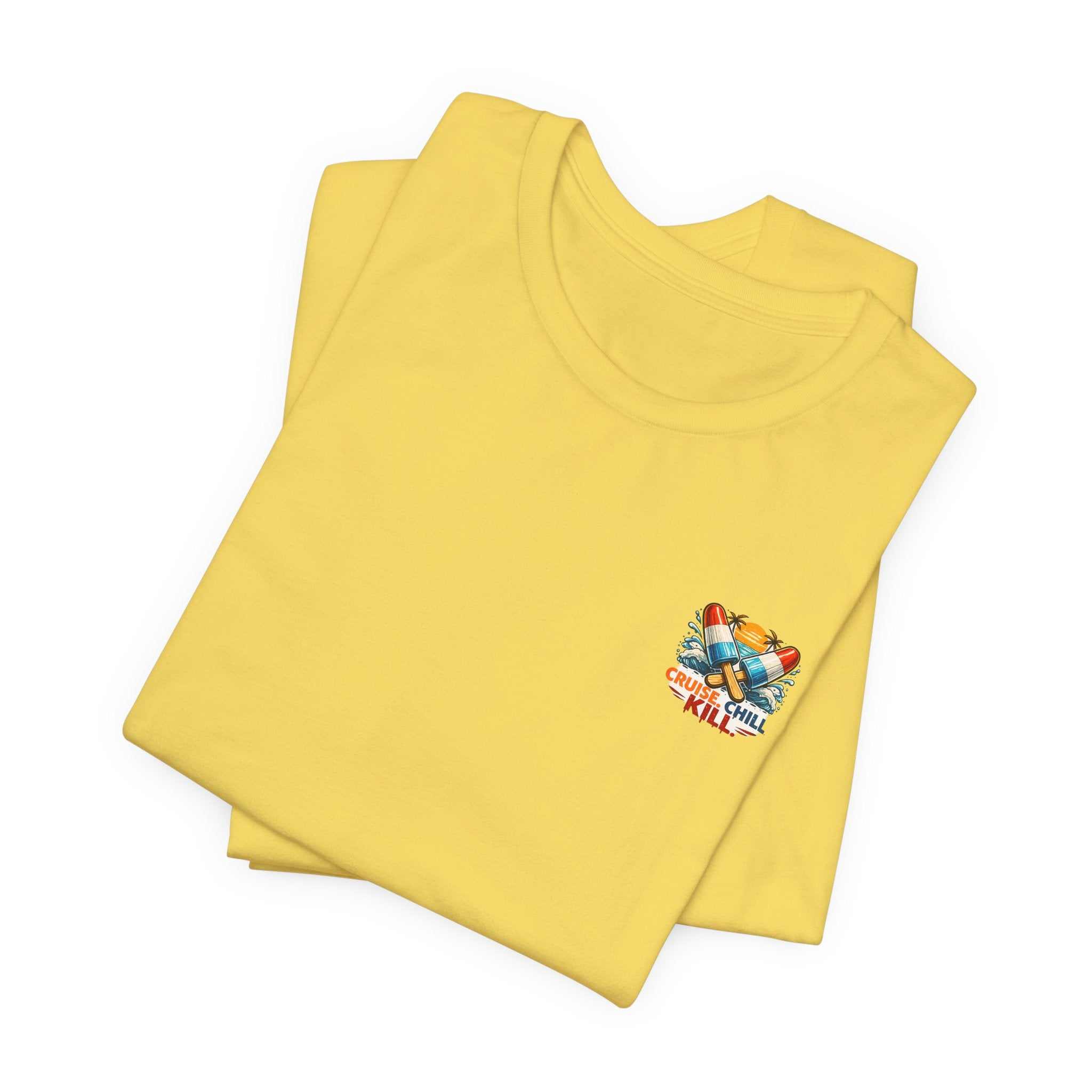 Surf or Die Michael Myers Beach Bike T‑Shirt — Retro Horror Summer Tee