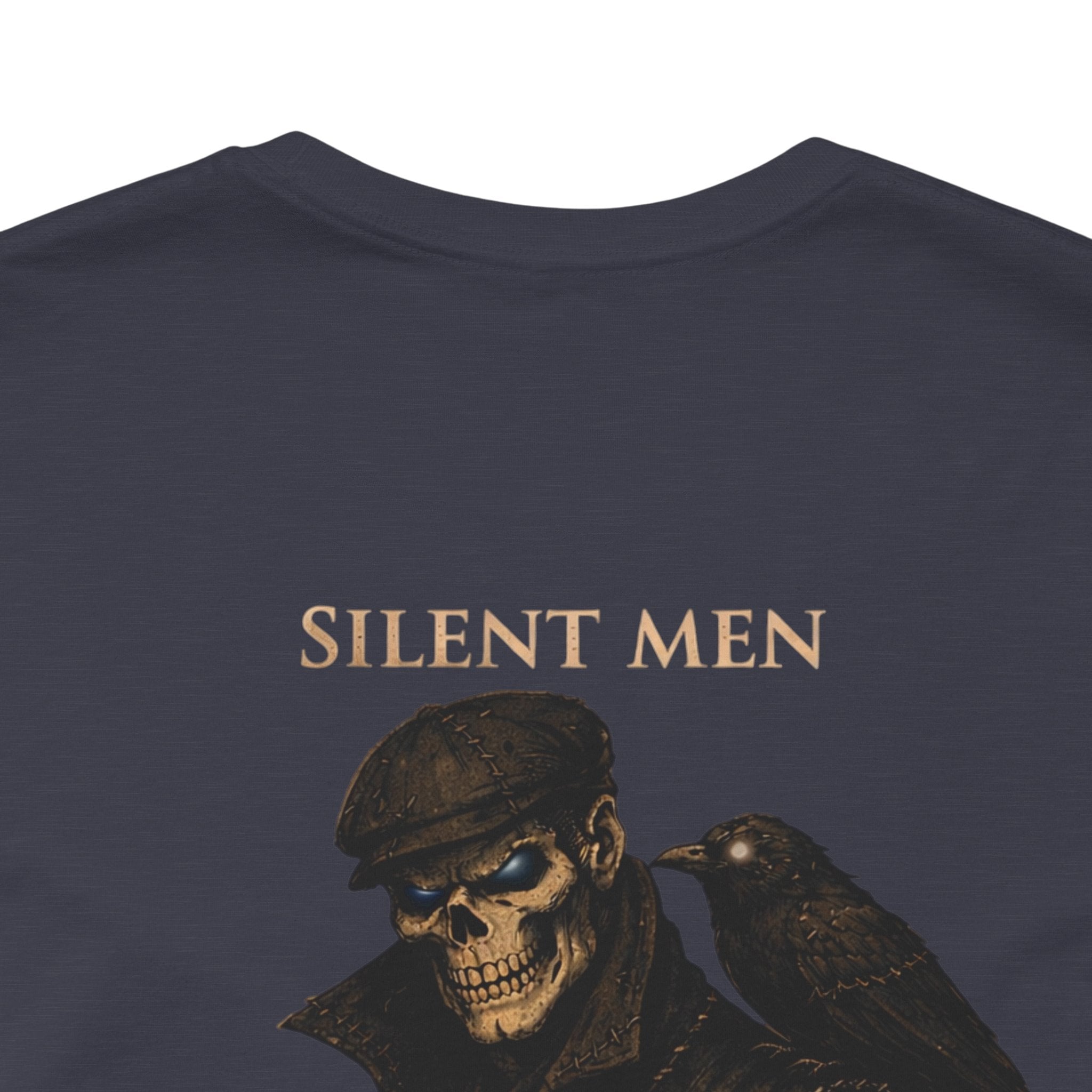Silent Men Skull Rider Tee — 'Silent Men They Decide' Graphic T-Shirt