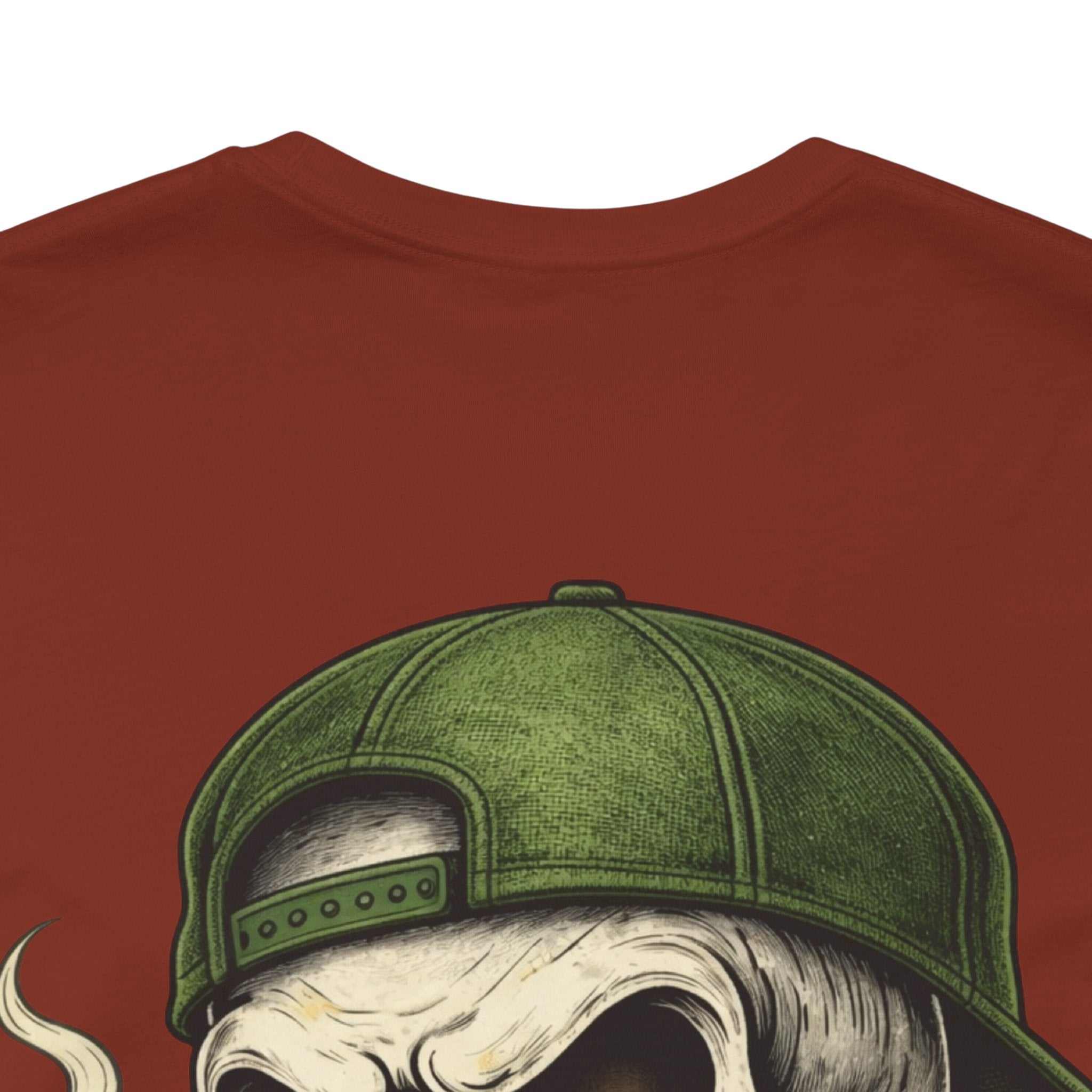 Still Standing Skull Tee — Vintage Military Skull Smoking Cigar T-Shirt
