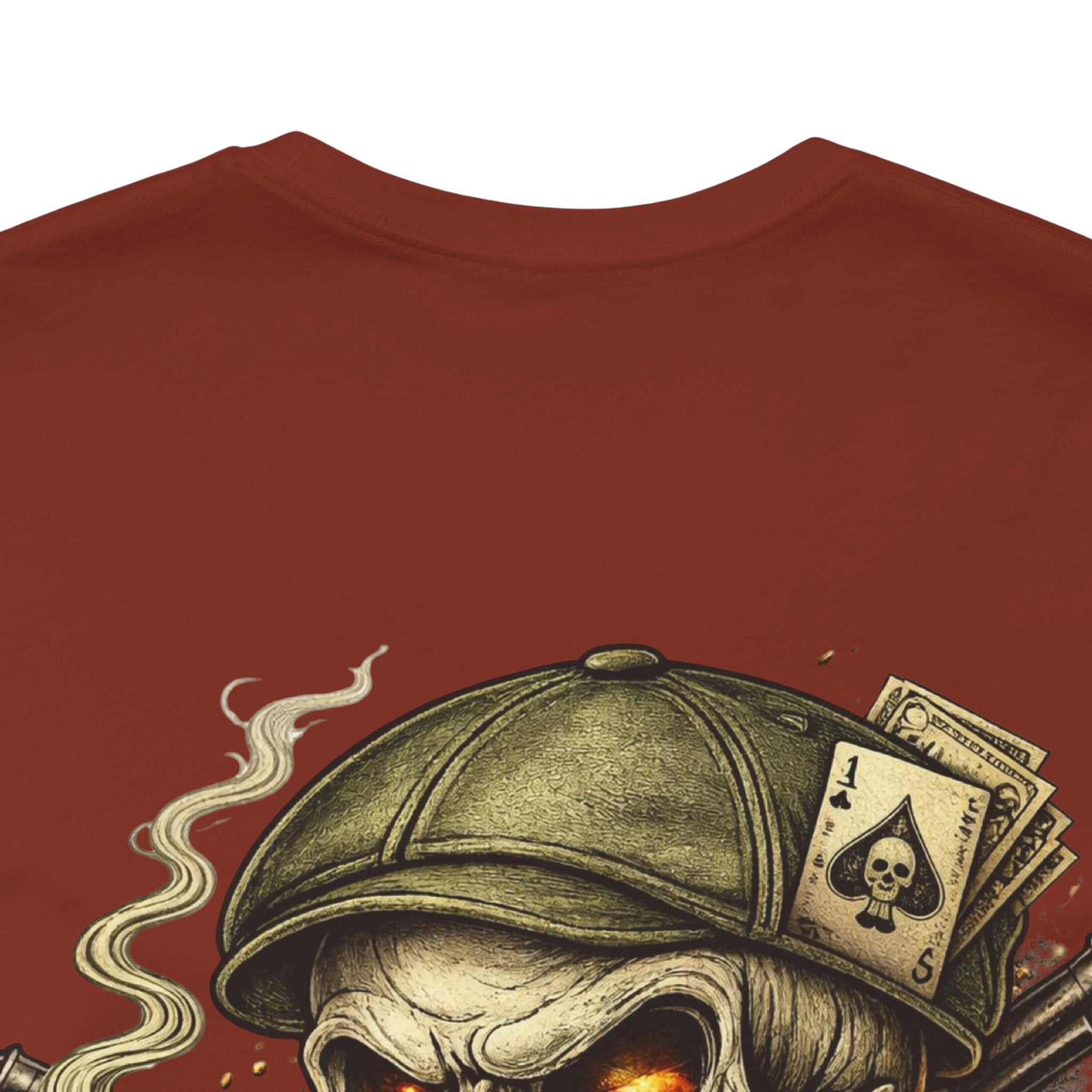 Skull Cigar Tee — "Ain't Done Yet" Vintage Biker T-Shirt