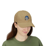 Skull With Cigar Dad Cap — Retro Embroidered Baseball Hat