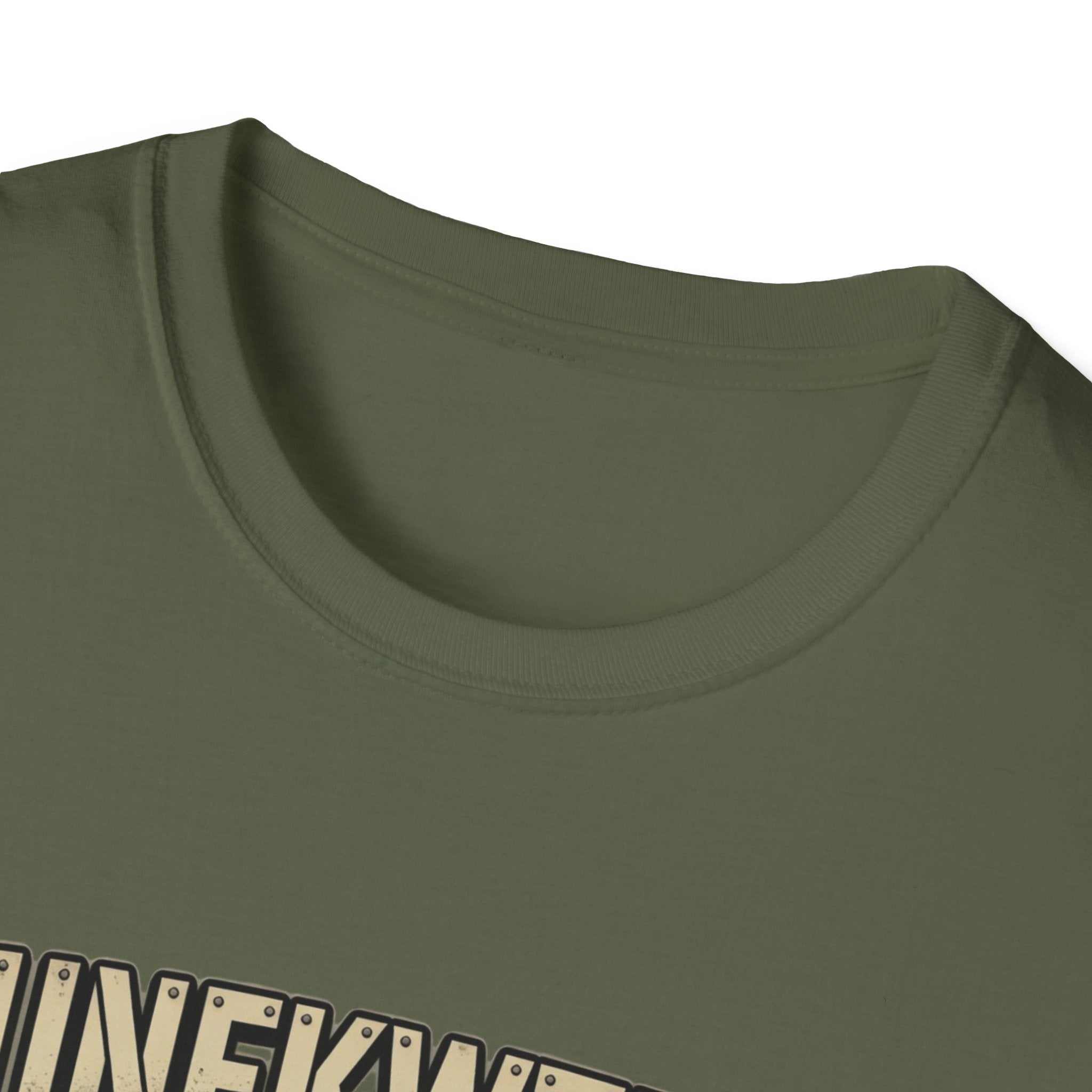 Vintage Pinup Bomber T-Shirt with retro military pin-up and fighter plane graphic by UNFKWTBL