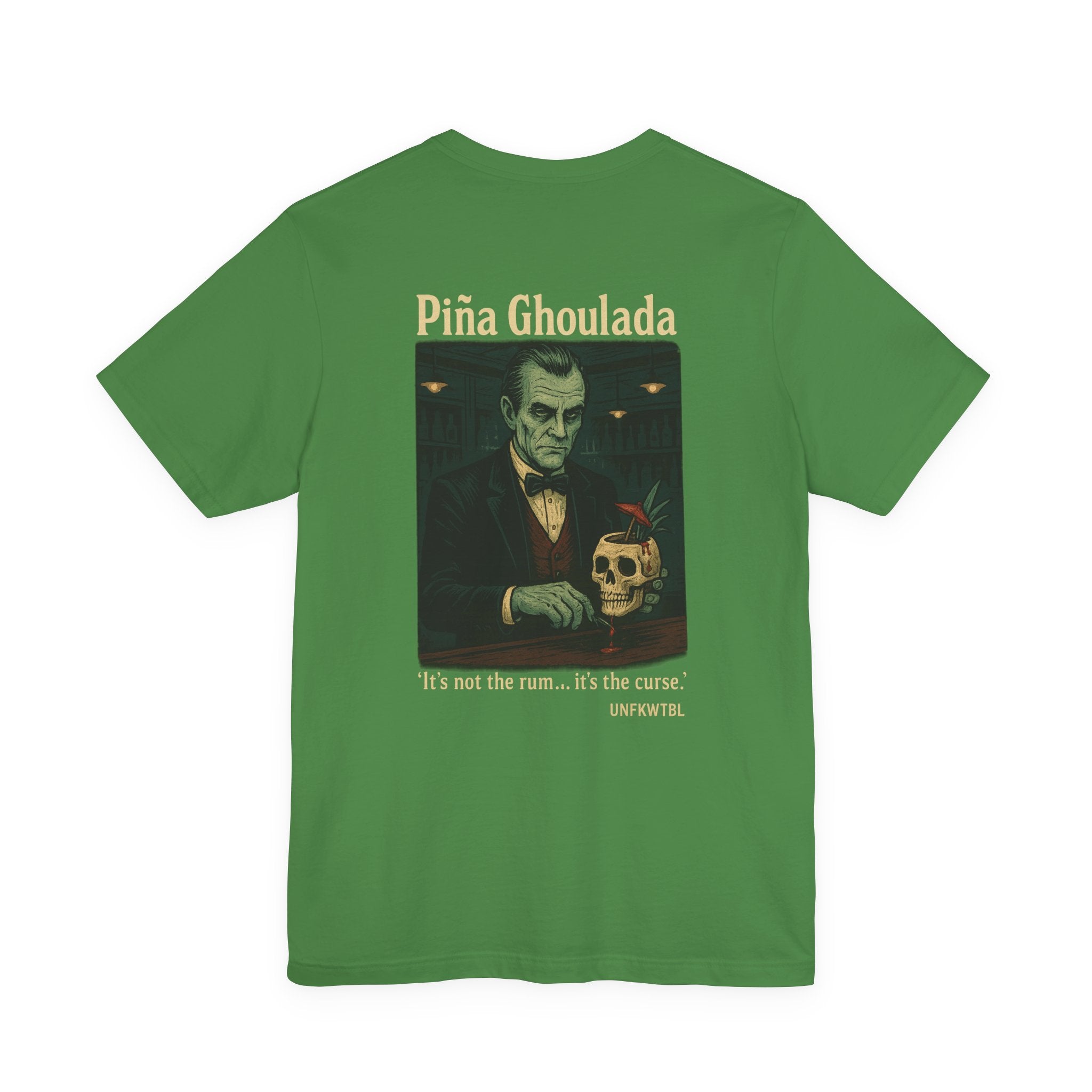 Piña Ghoulada Tee — Halloween Vintage Vampire Skull Cocktail T-Shirt