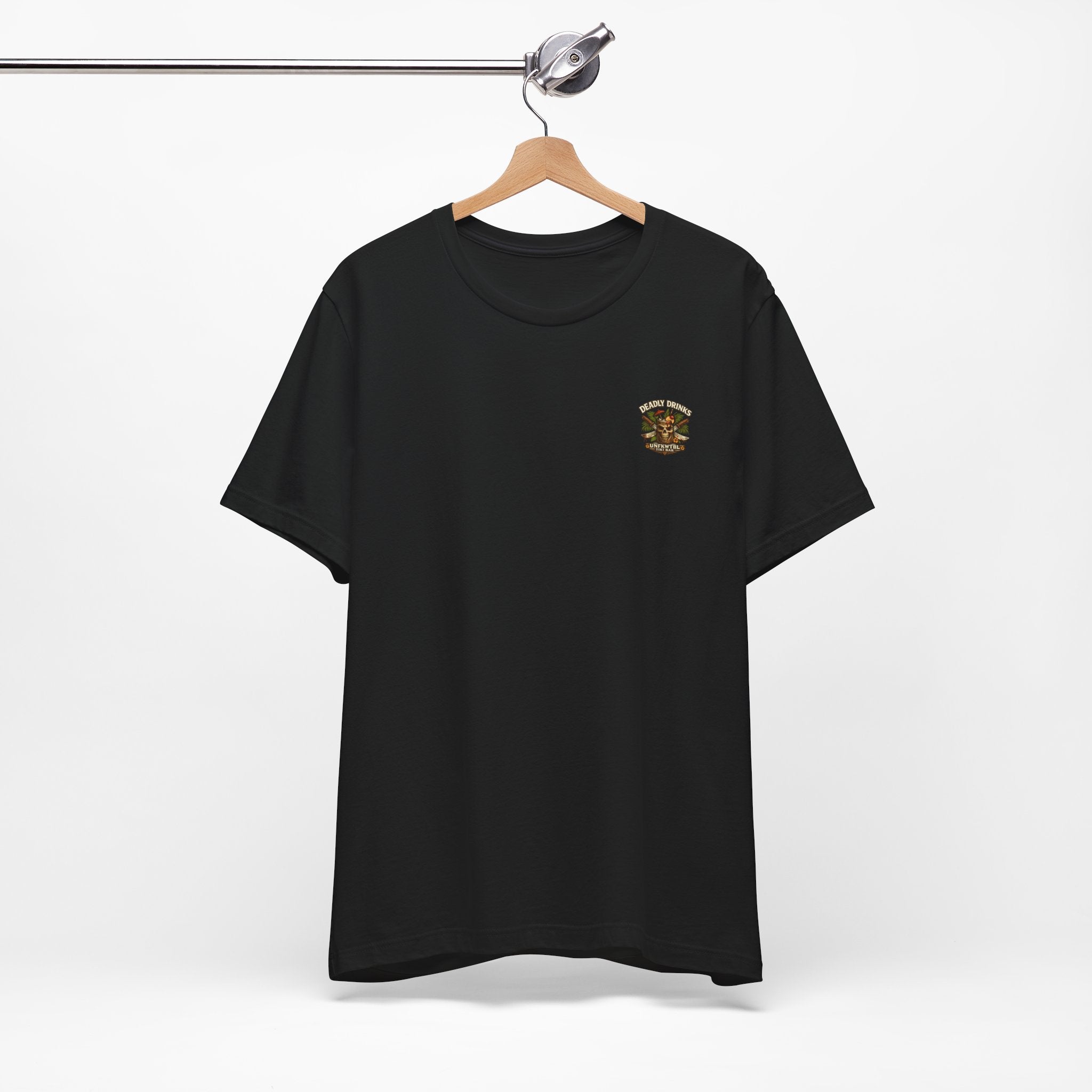 Annabelle Tropical Doll Graphic Tee - Retro Cocktail Girl T-Shirt