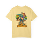 Jason Voorhees T-shirt with Daphne and Scooby Doo mystery print in yellow