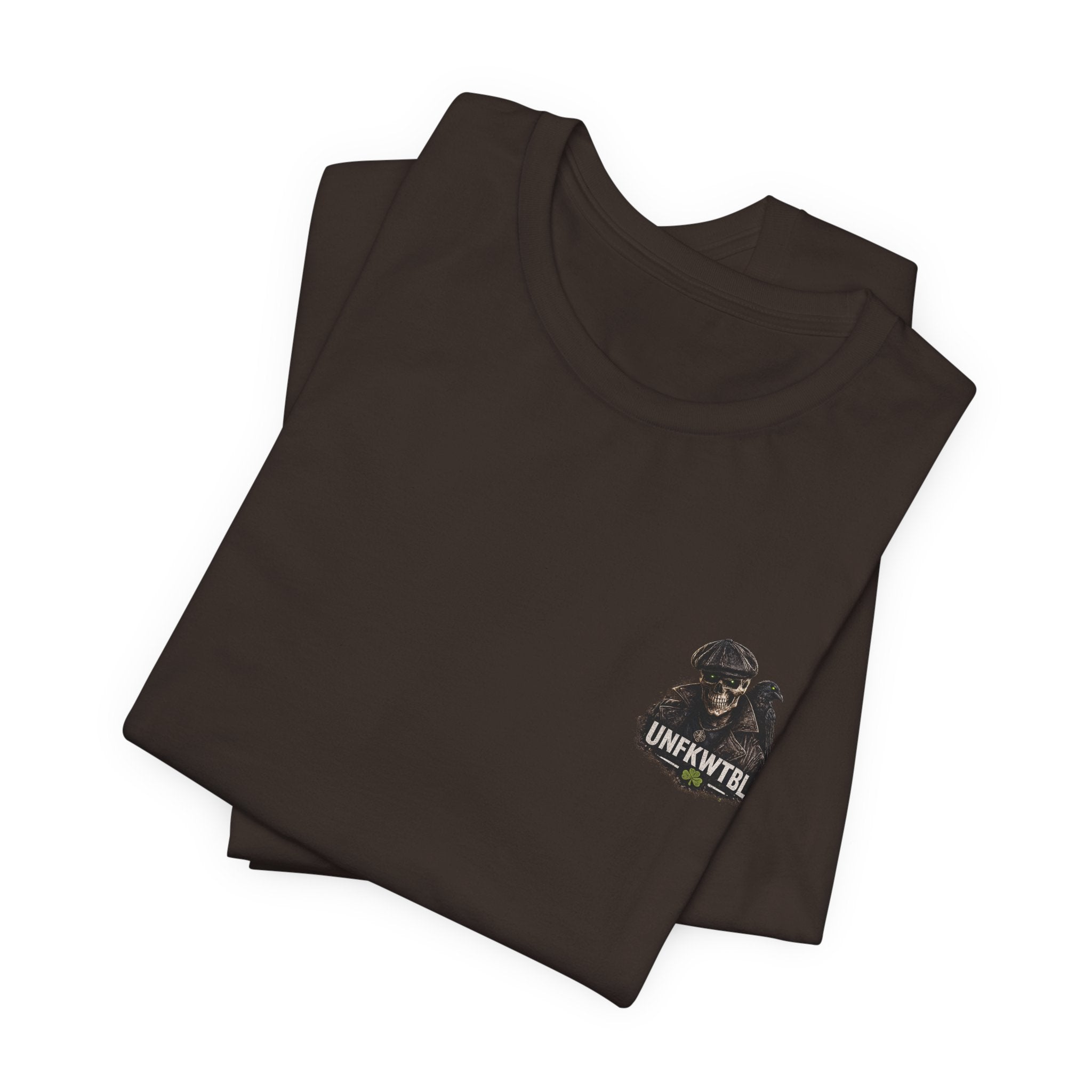 UNFKWTBL Graphic Tee — "Don't Fear the Dark" Military-Inspired Short Sleeve Shirt