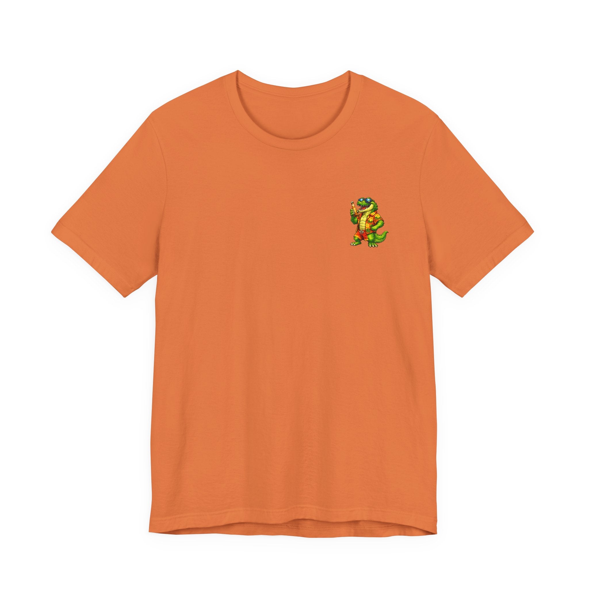 Vacation Party Tee — "This Is Why We Vacation" Tropical Shark & Gator Graphic Shirt