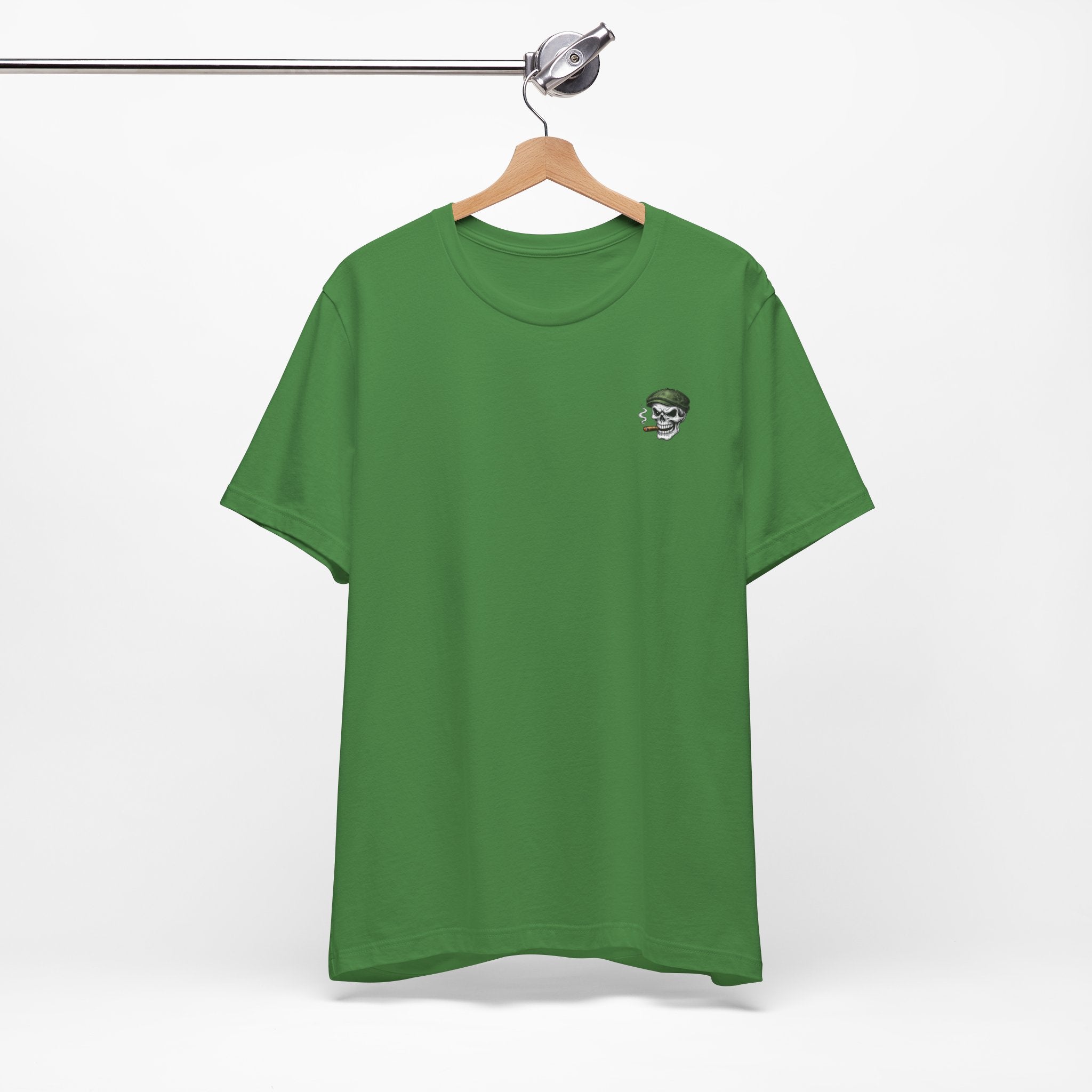 Gettin' Lucky St. Patrick's T-Shirt — Pinup Skull Irish Beer Graphic Tee