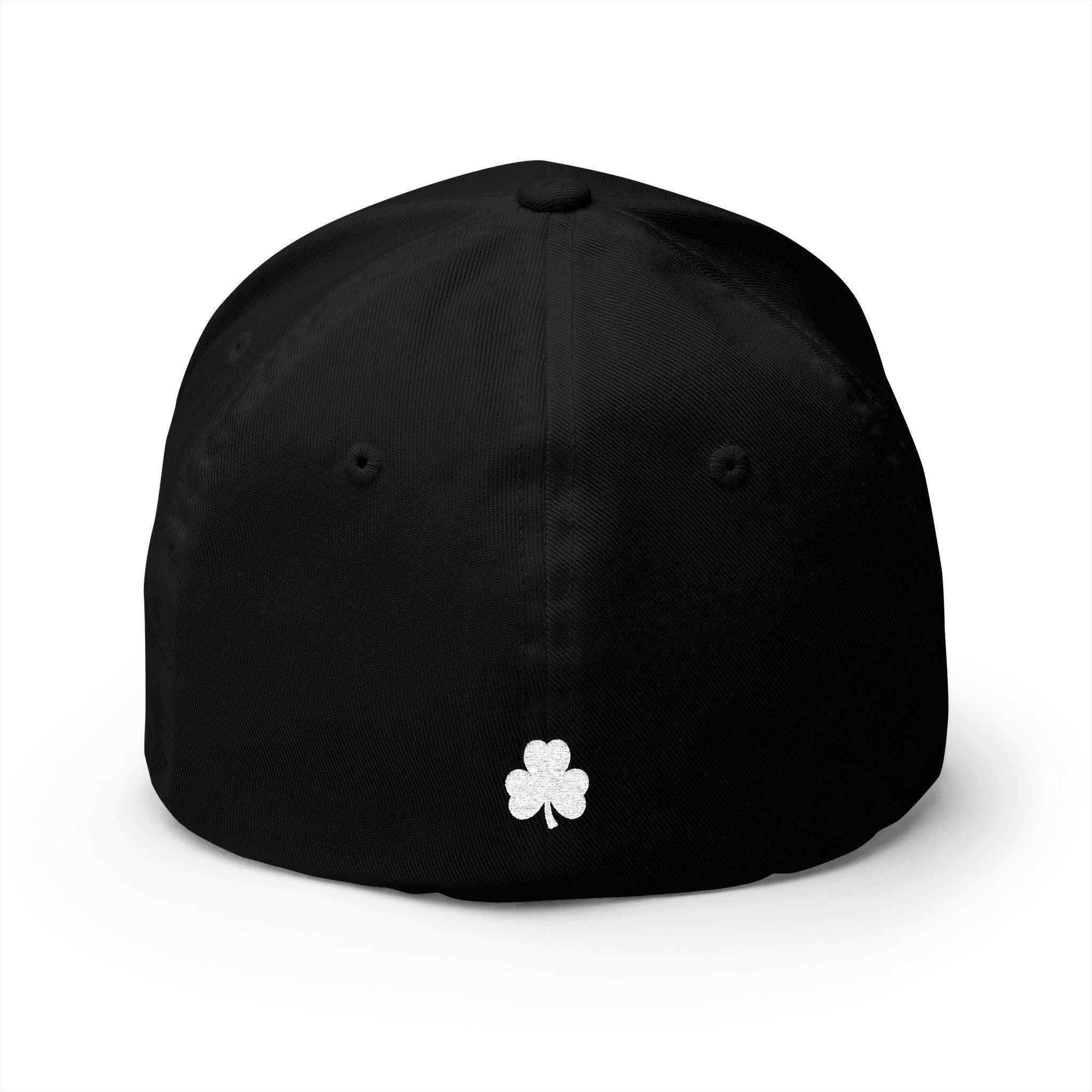 UNFKWTBL Embroidered Baseball Cap – Bold Patch Lettering, Lucky Clover/ American Flag Accent