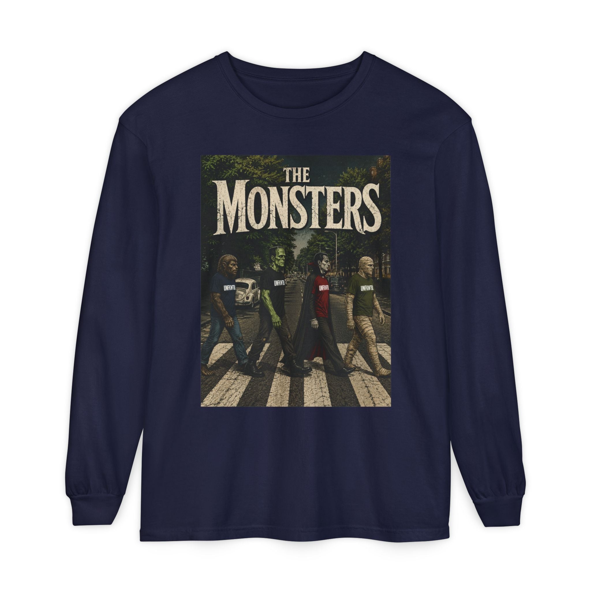 The Monsters Abbey Road Long Sleeve Tee