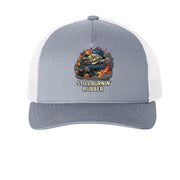 Heather/ White - FRONT