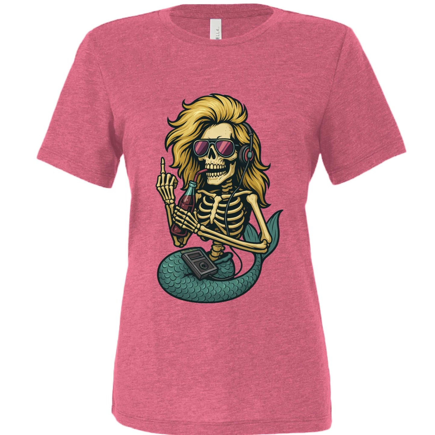 Char Pink Triblend - FRONT