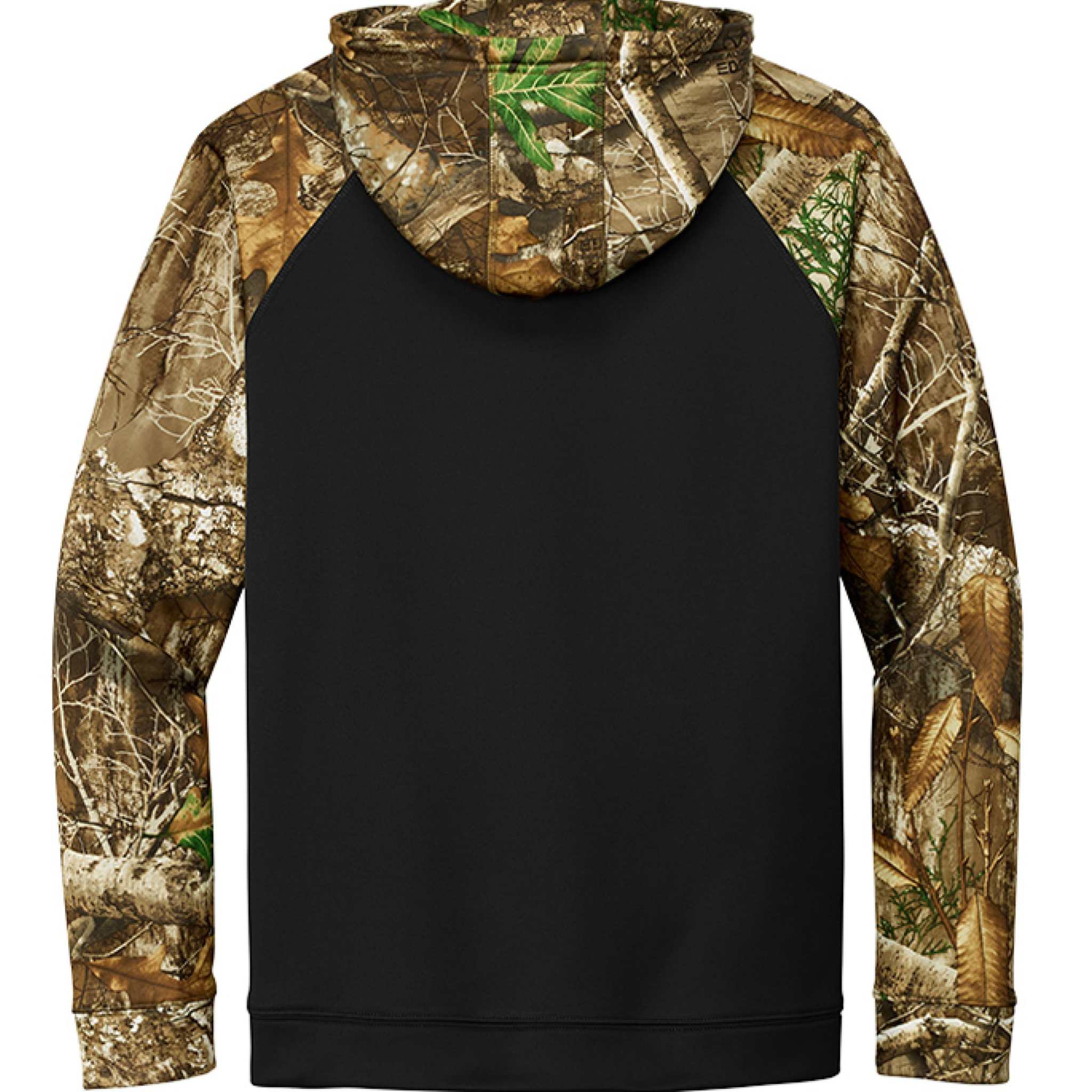 Russell Outdoors™ ZERO BUCKS GIVEN Hoodie in Realtree EDGE® camo for outdoor performance and comfort