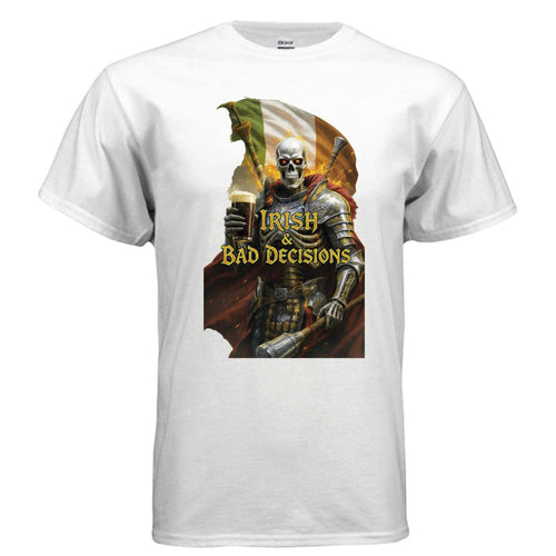 Irish Heritage T-Shirt in various colors and sizes made from preshrunk cotton and polyester blend