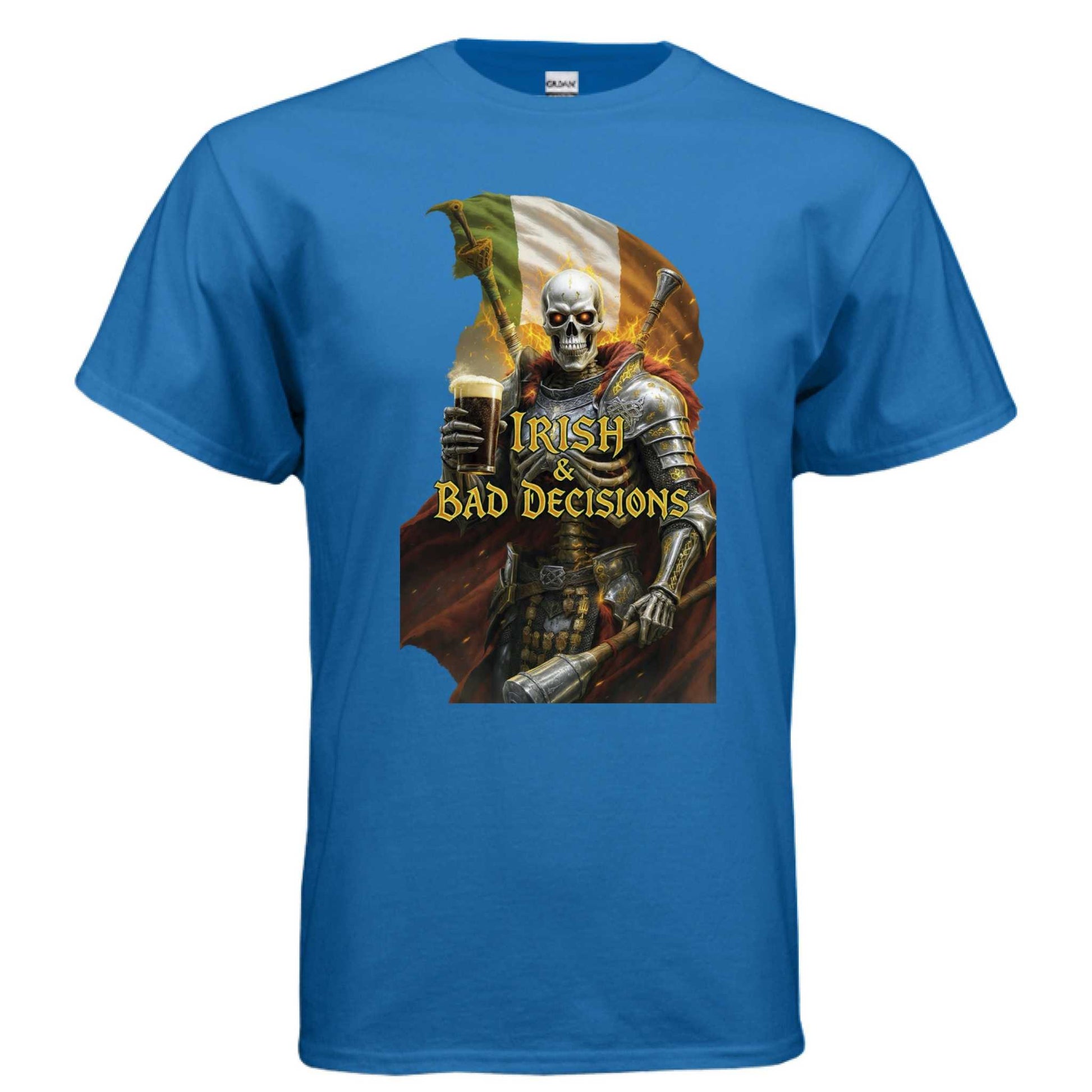 Green Irish Heritage T-Shirt made of 100% preshrunk cotton with classic fit and durable stitching