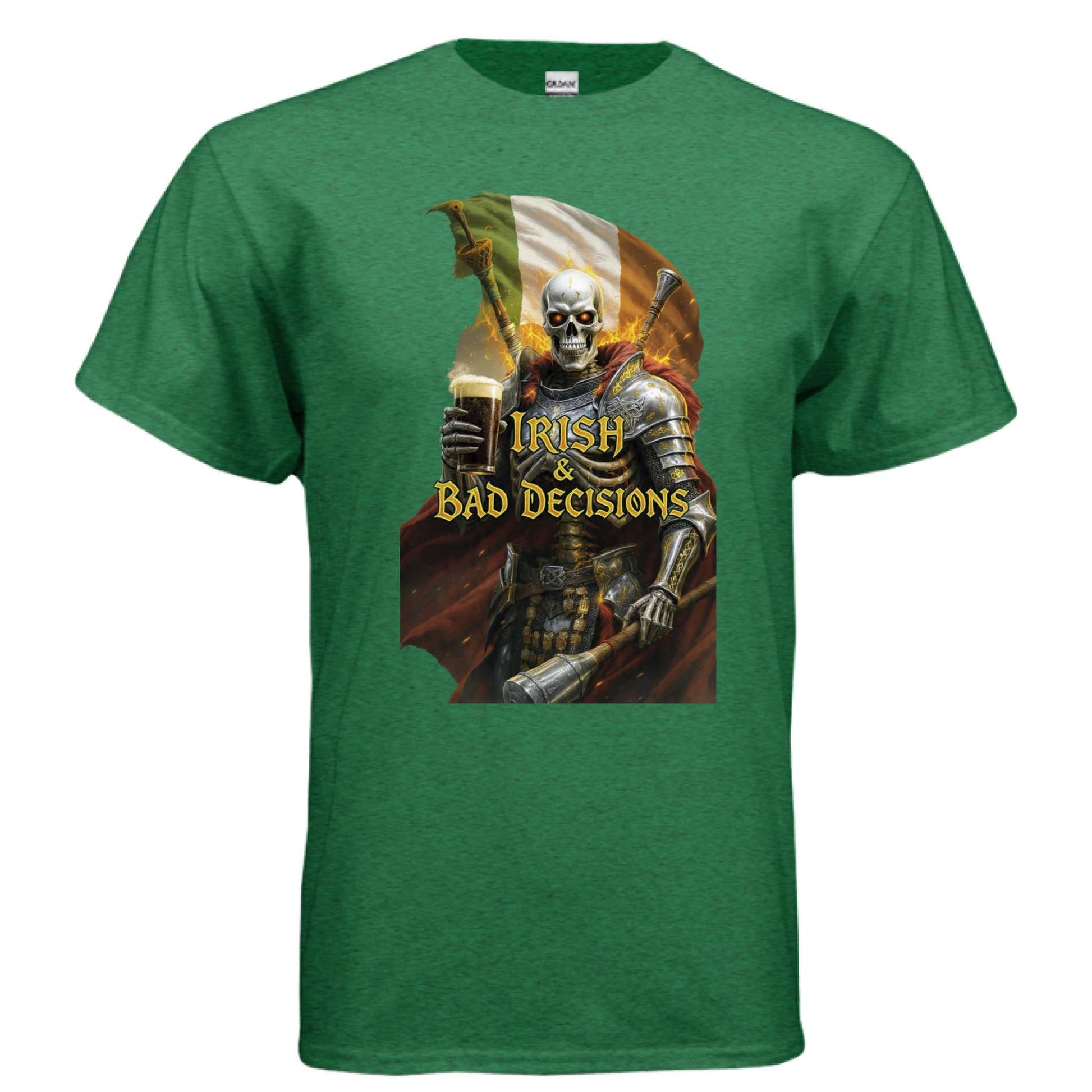 Irish Heritage T-Shirt in green with sustainable cotton Gildan G500 design