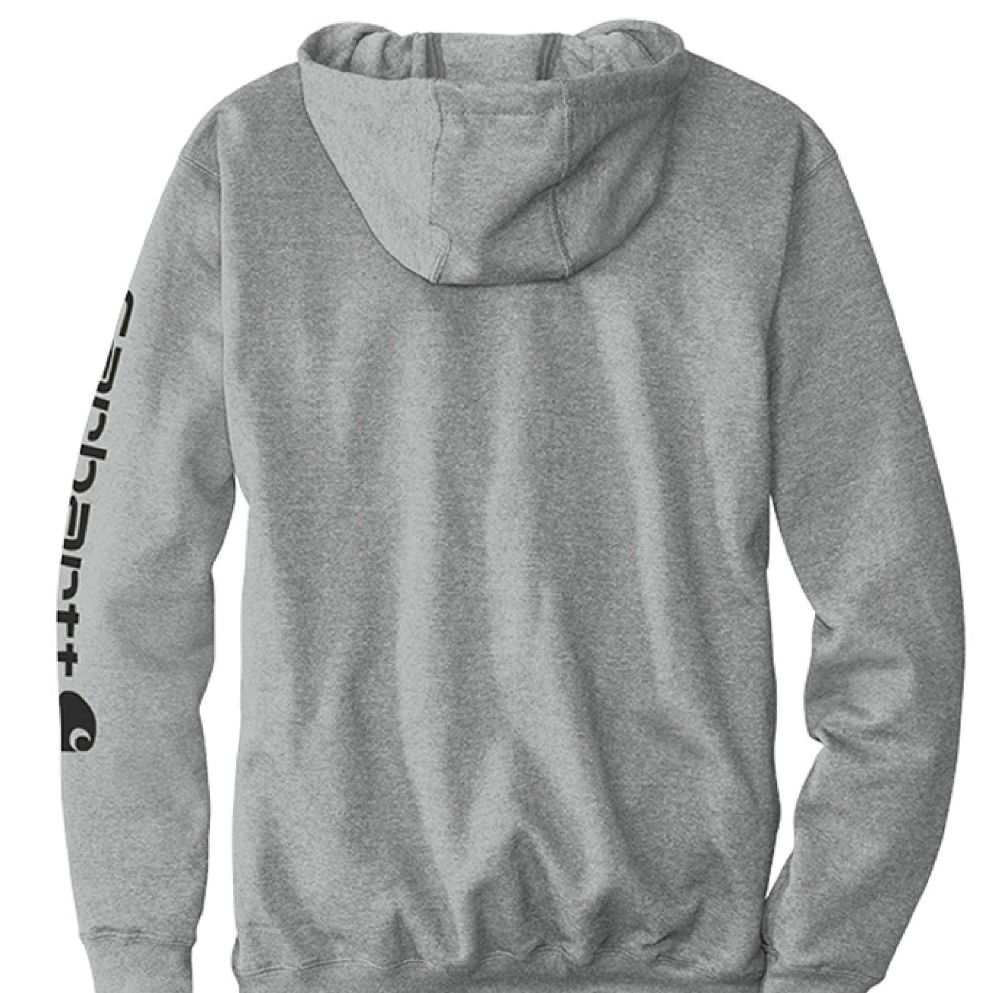 Carhartt CTK288 midweight hooded sweatshirt with logo and durable triple-stitched seams