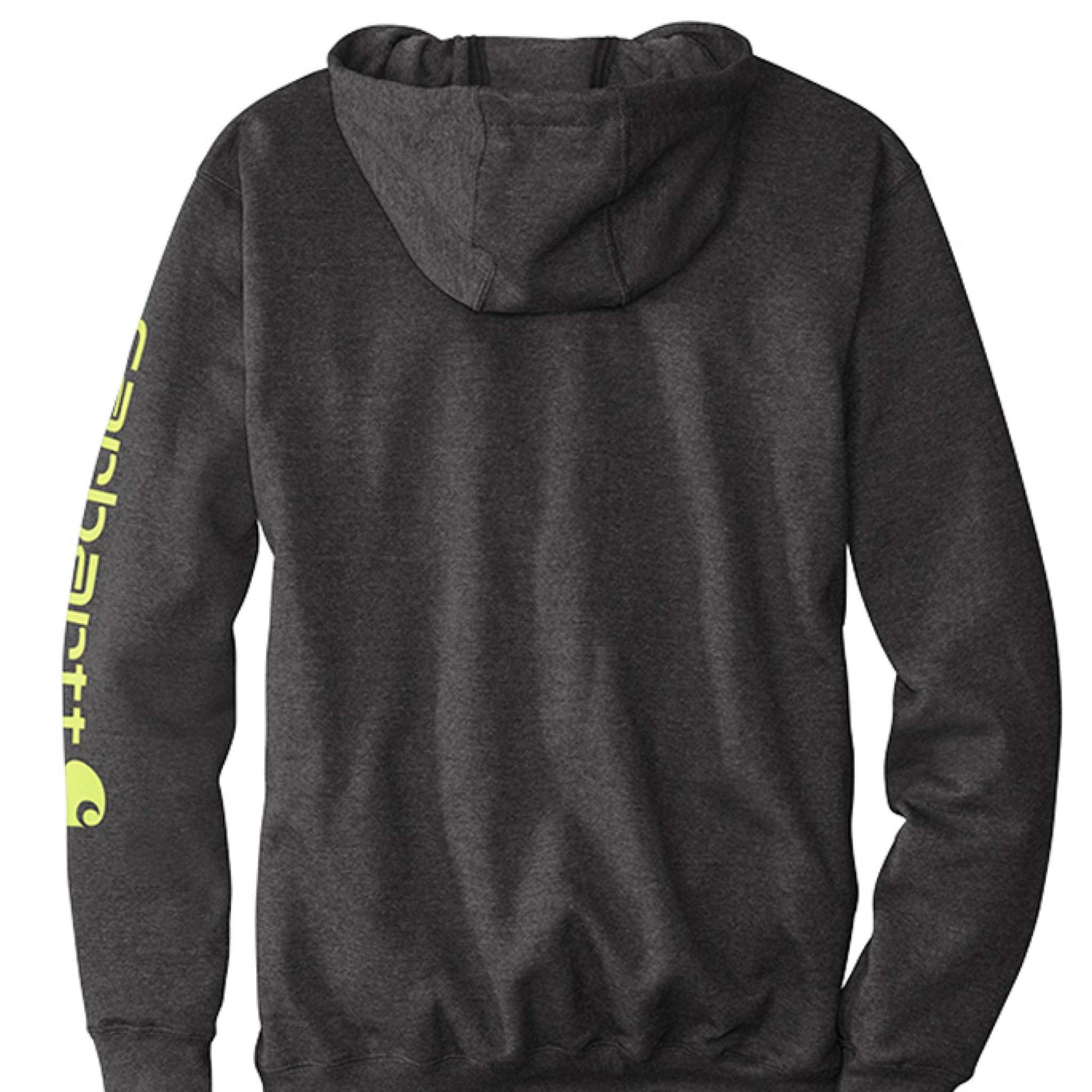 Carhartt CTK288 midweight hooded sweatshirt with logo and durable triple-stitched seams