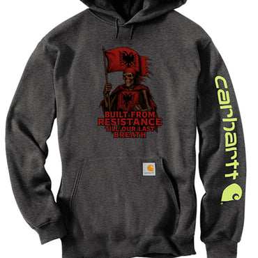 Carhartt CTK288 midweight hooded sweatshirt with logo and durable triple-stitched seams