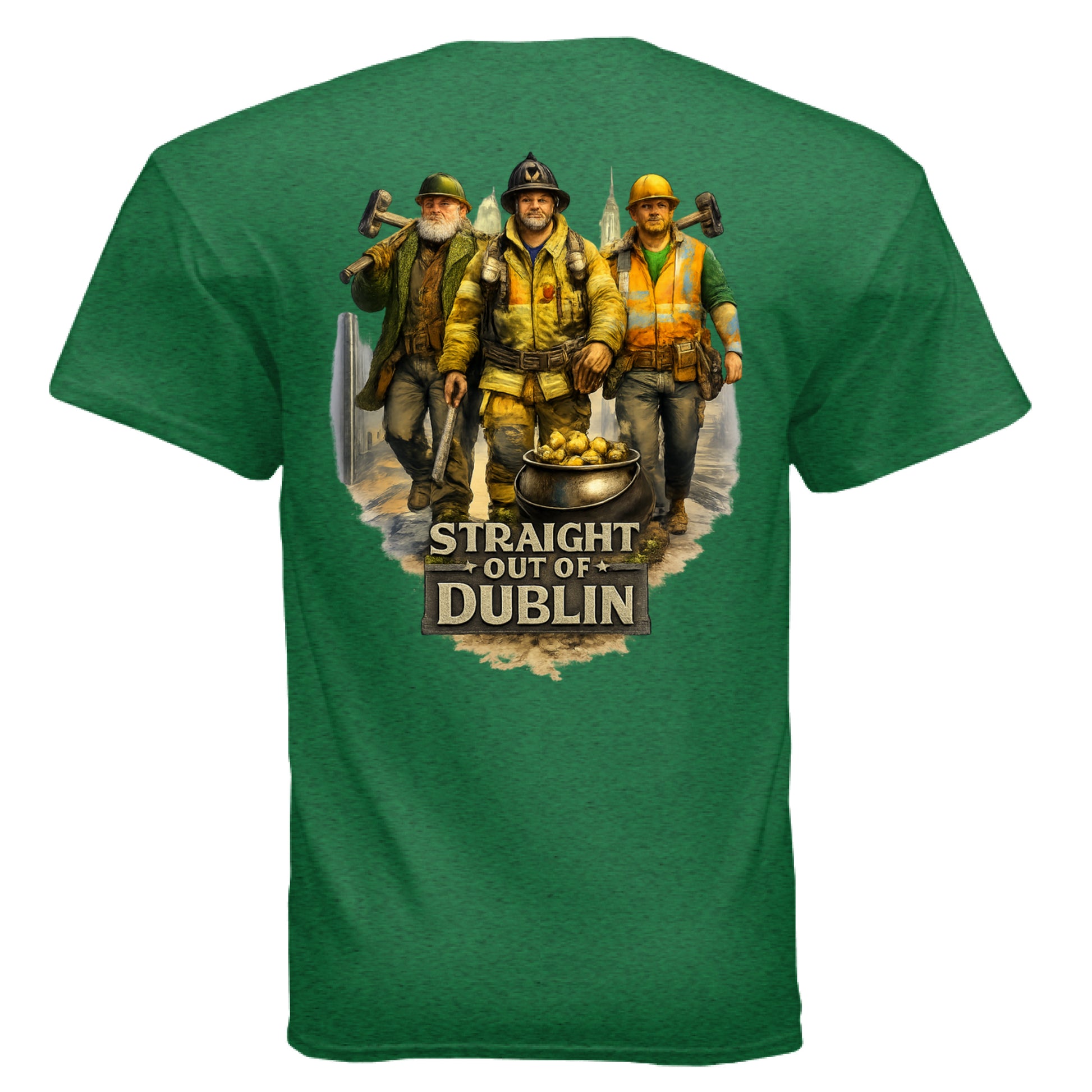 ANTIQUE IRISH GREEN - BACK